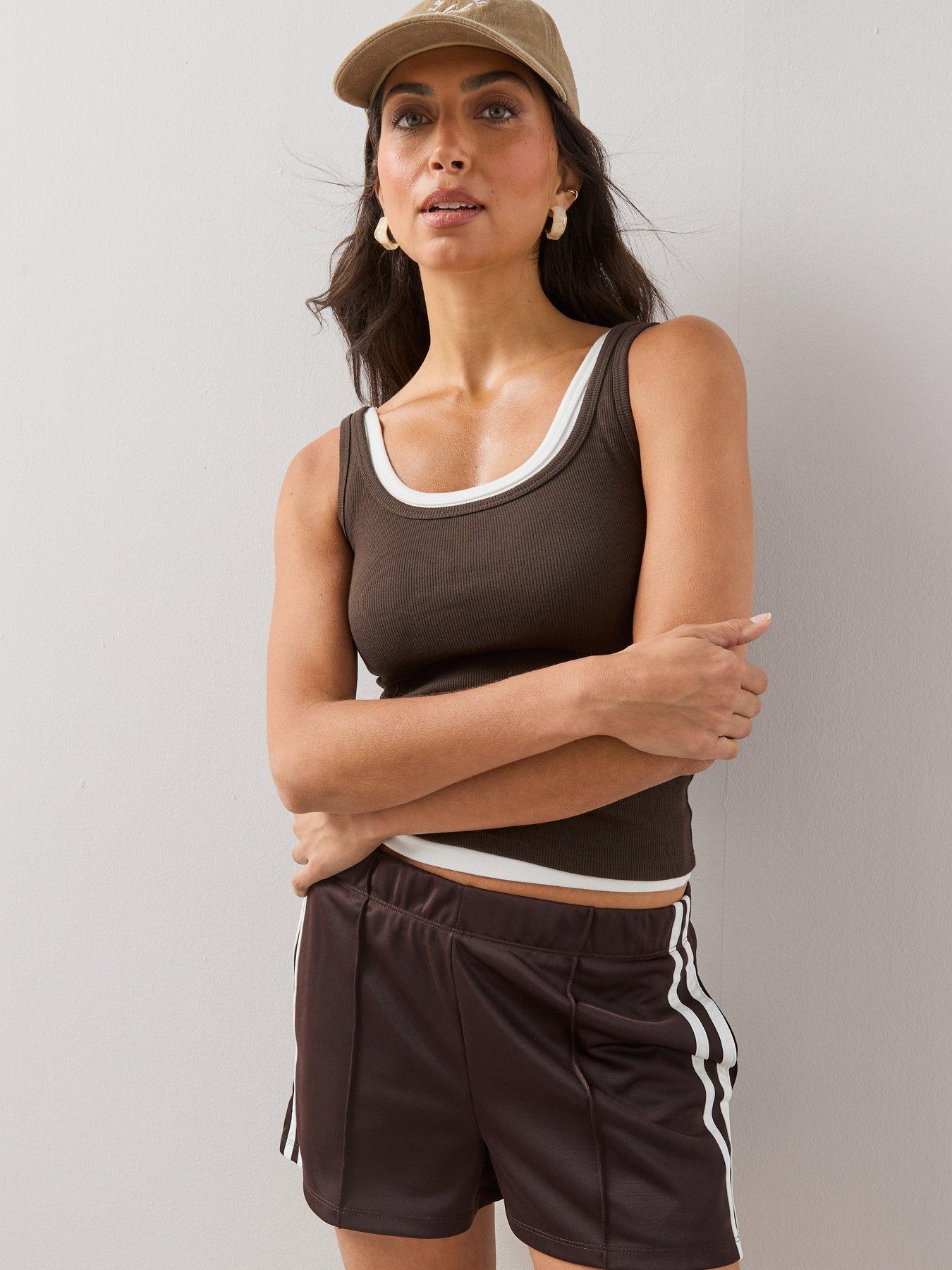 The Very Collection 2 In 1 Layered Vest - Brown
