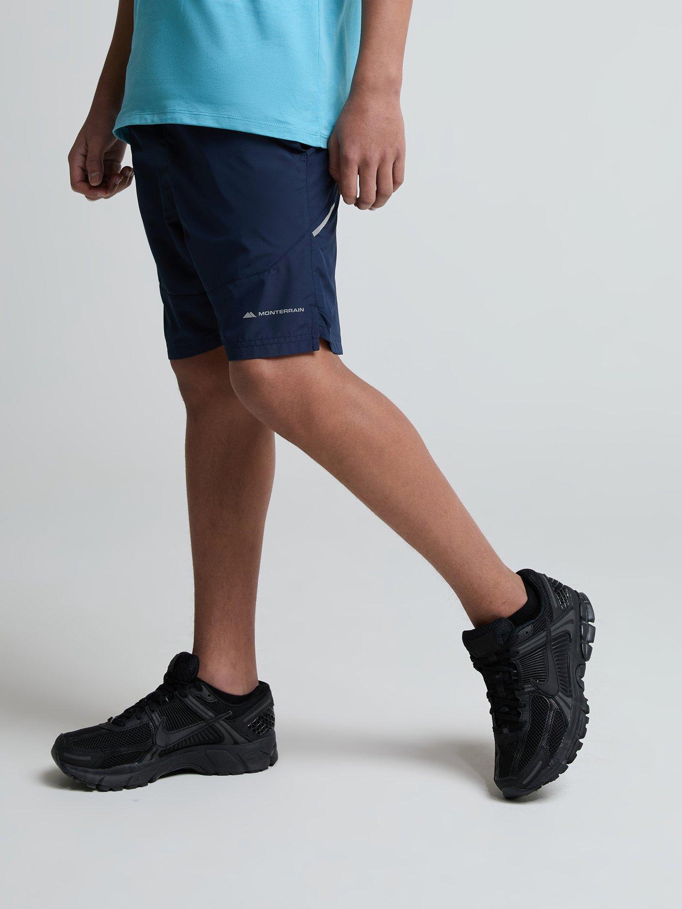 Monterrain Boys Rush Woven Short, Grey, Size 11-12 Years