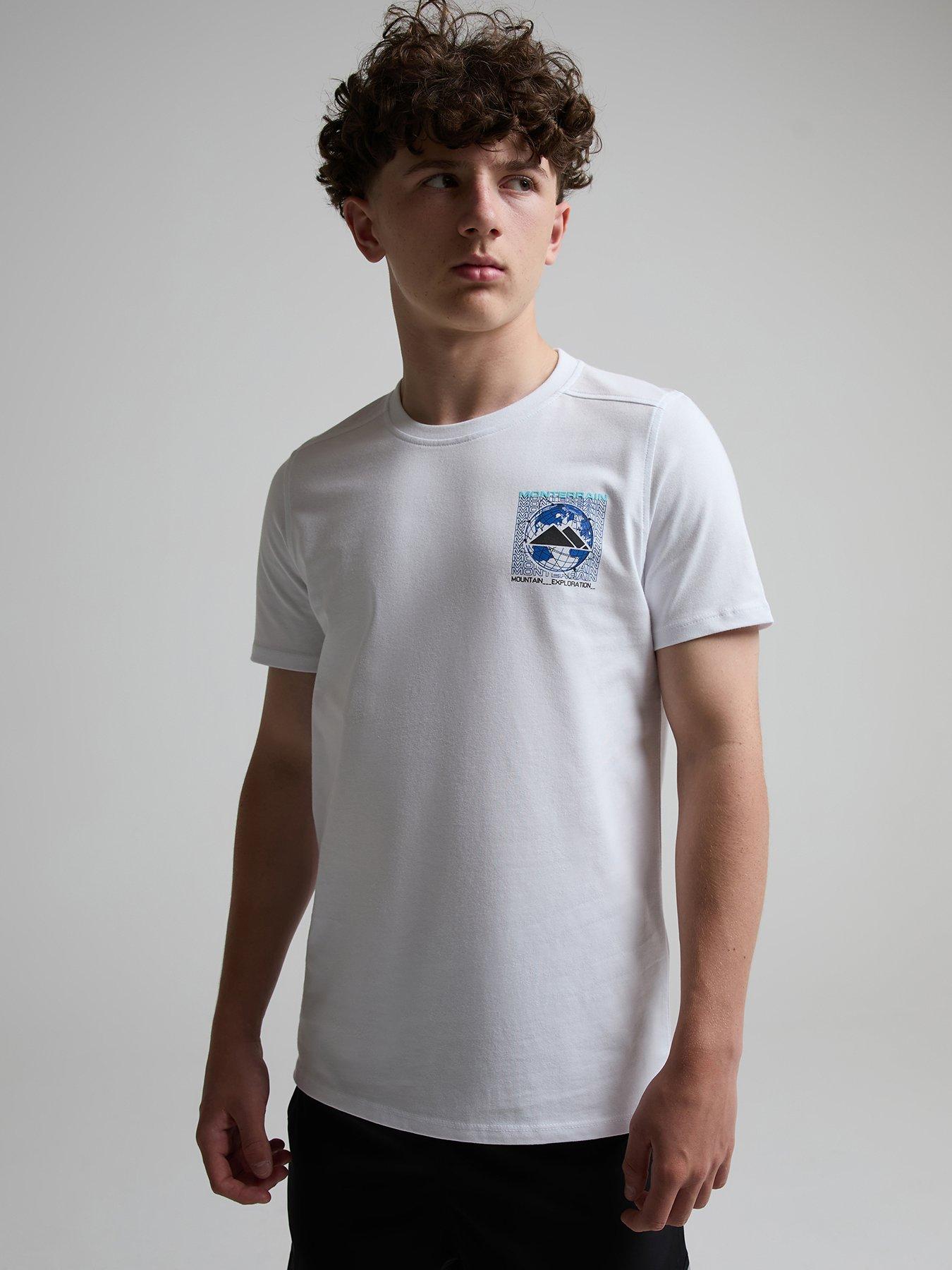 Image 2 of 5 of Monterrain Boys Satellite T-Shirt - White