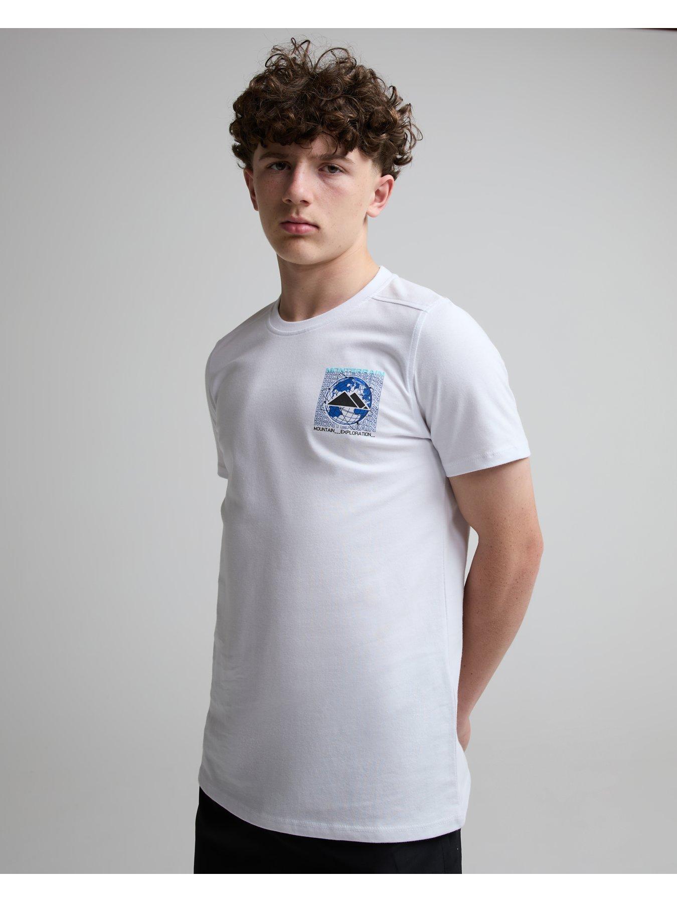 Image 4 of 5 of Monterrain Boys Satellite T-Shirt - White