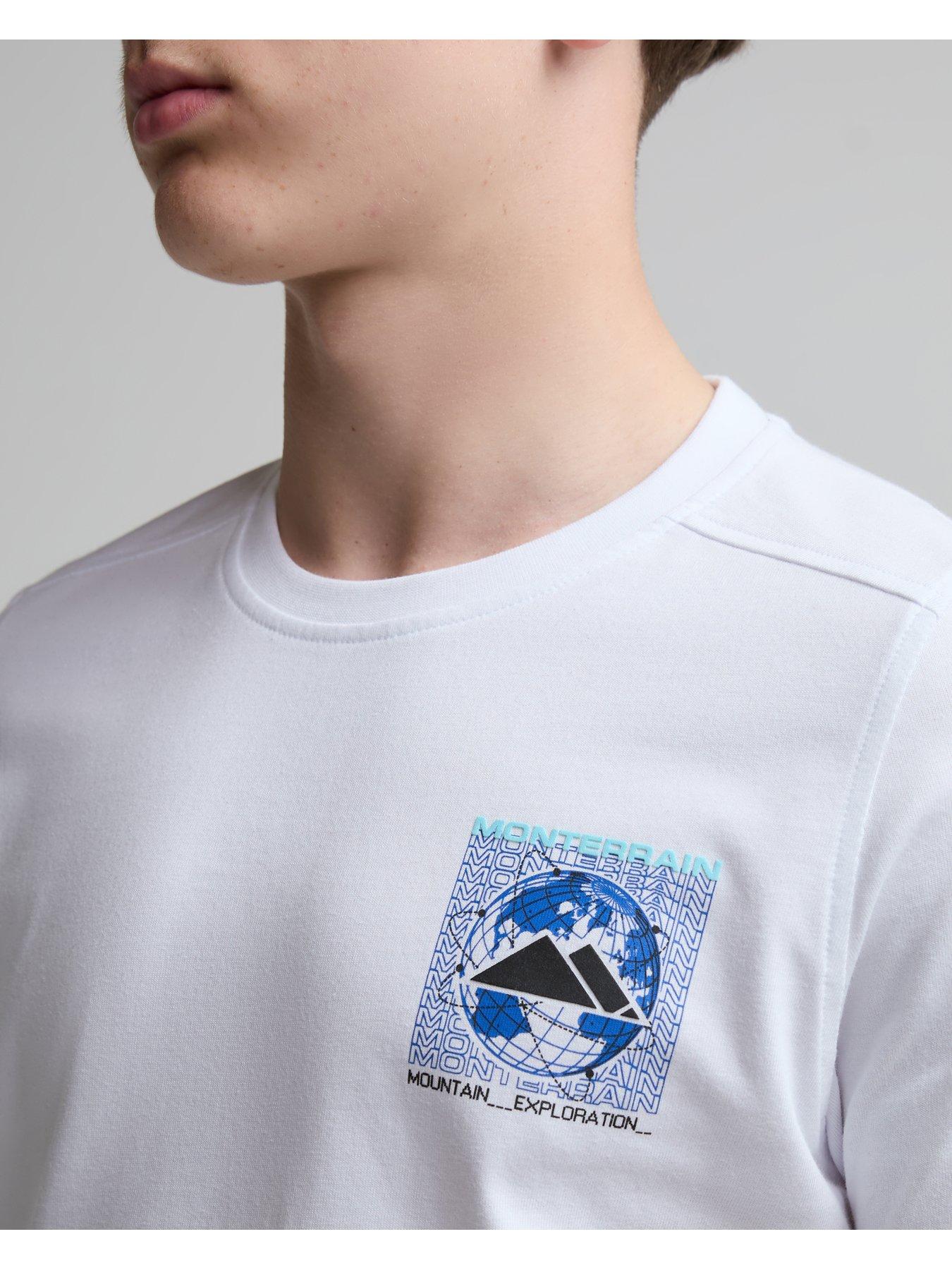 Image 5 of 5 of Monterrain Boys Satellite T-Shirt - White