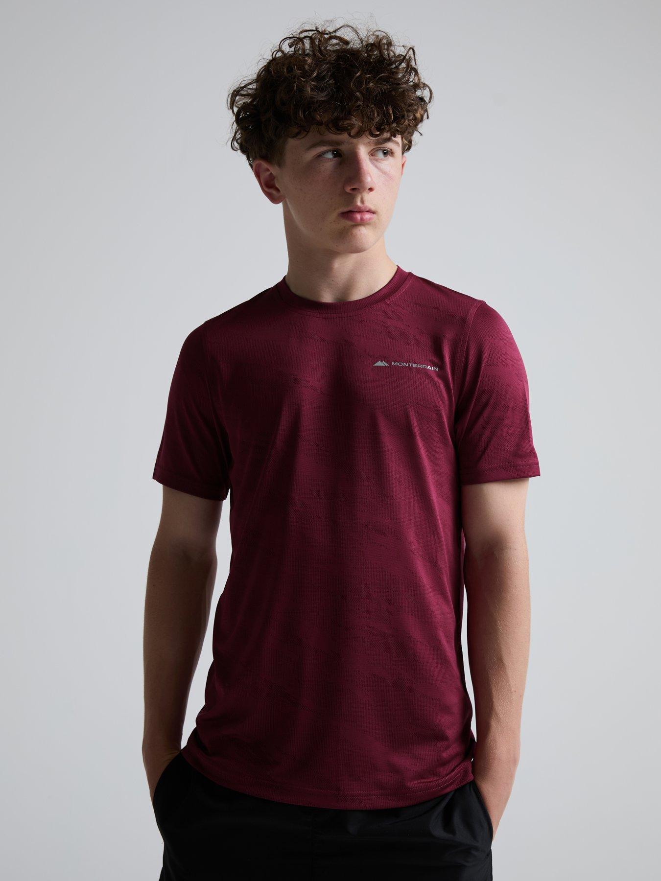 Monterrain Boys Wander T-shirt - Red