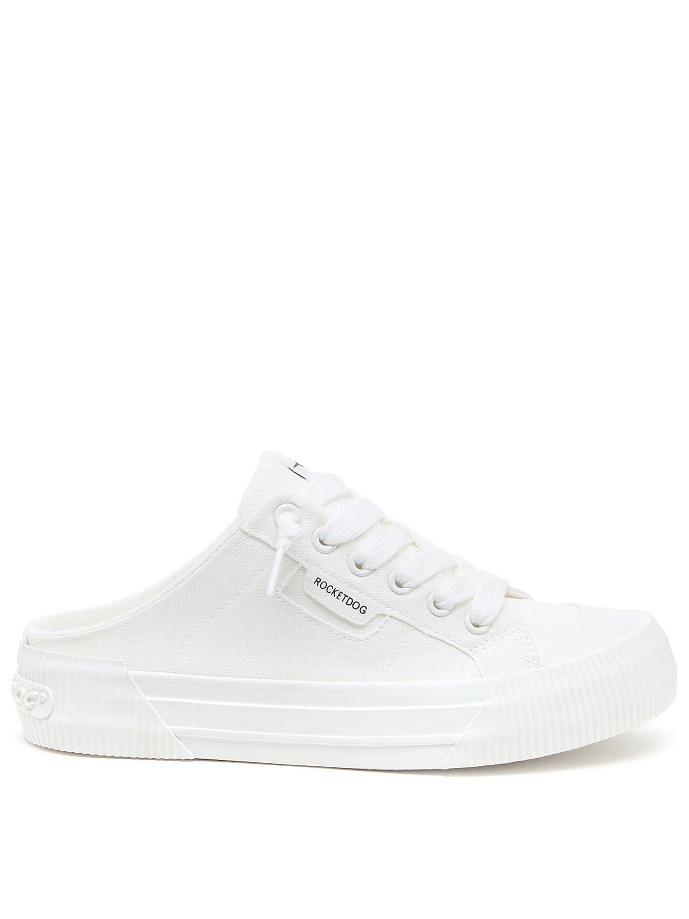 Rocket Dog Cheery Mule Canvas Trainer - White