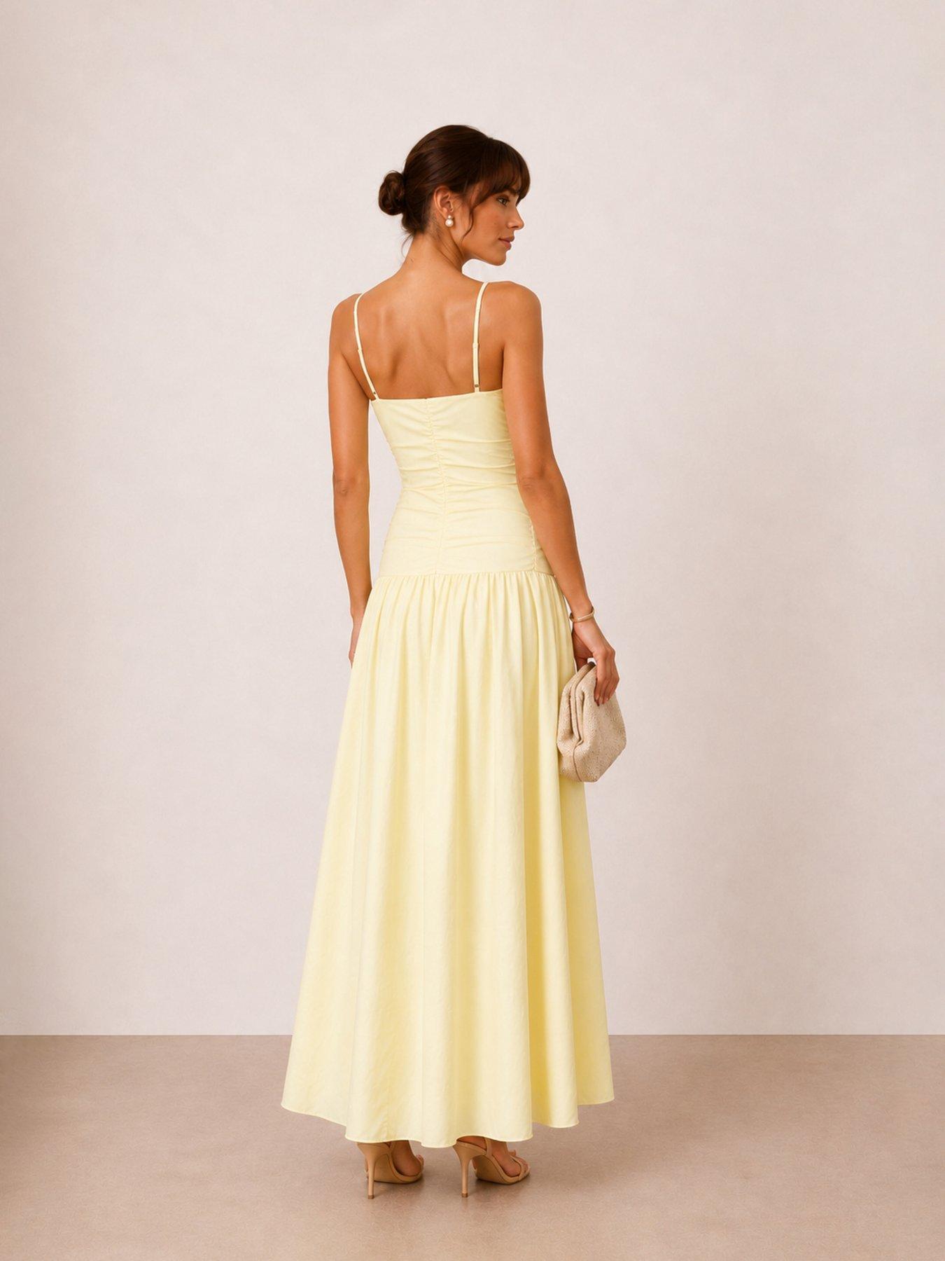 Style Cheat Bandeau Dropped Waist Midi Dress | Very