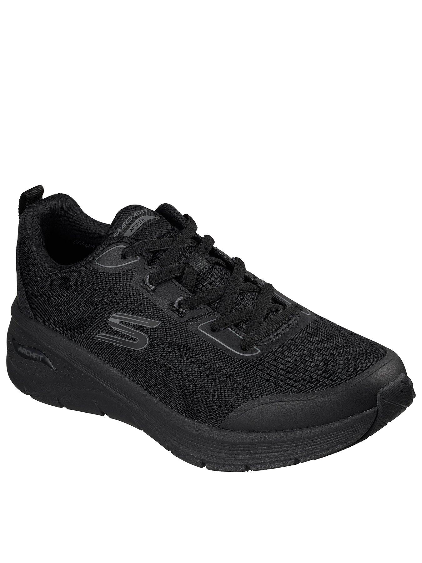 Skechers Mesh Arch Fit Trainers  - Black