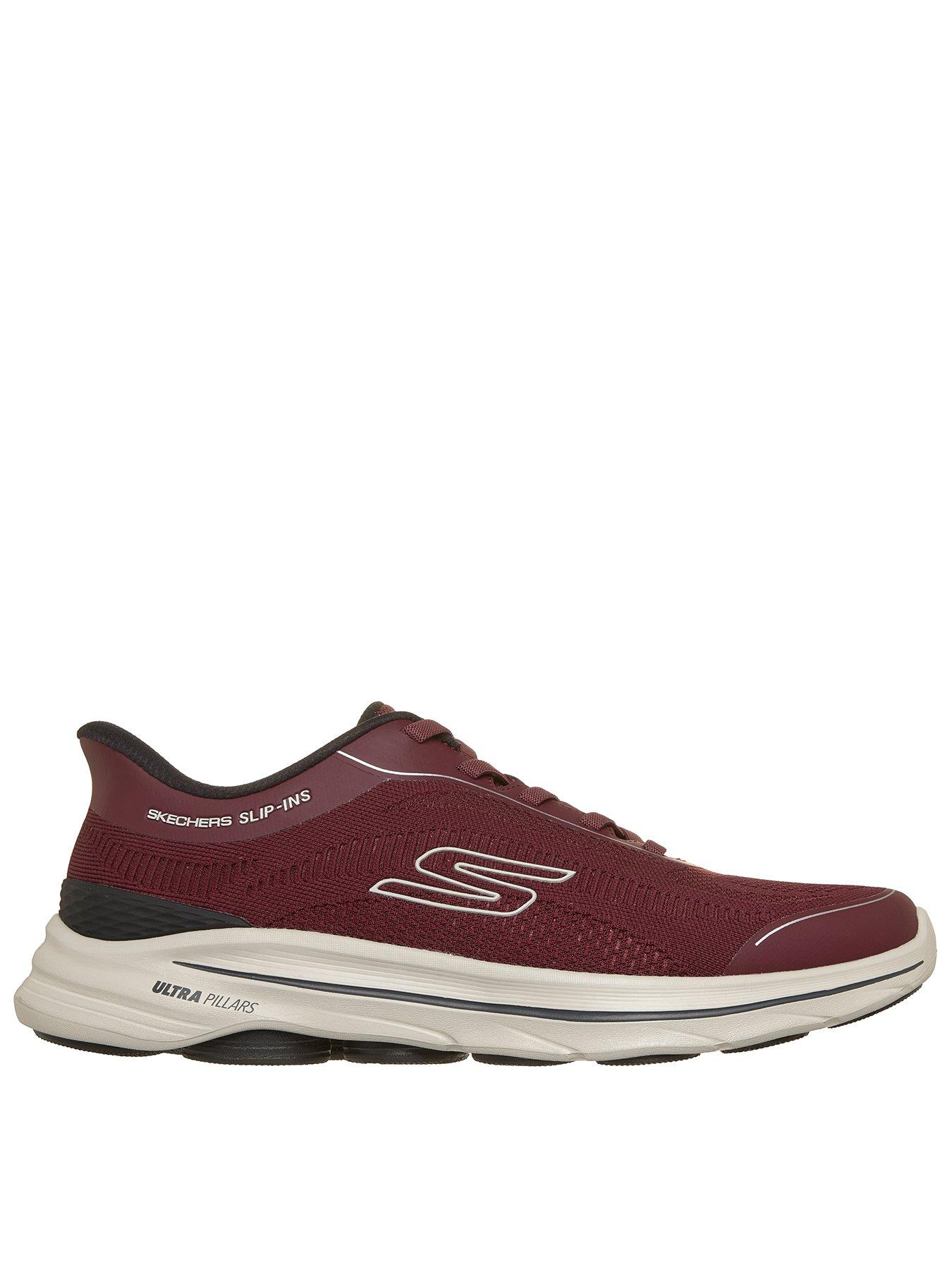 Image 1 of 4 of Skechers Go Walk 8 Slip-Ins - Engineered Monomesh Bungee - Dark Red