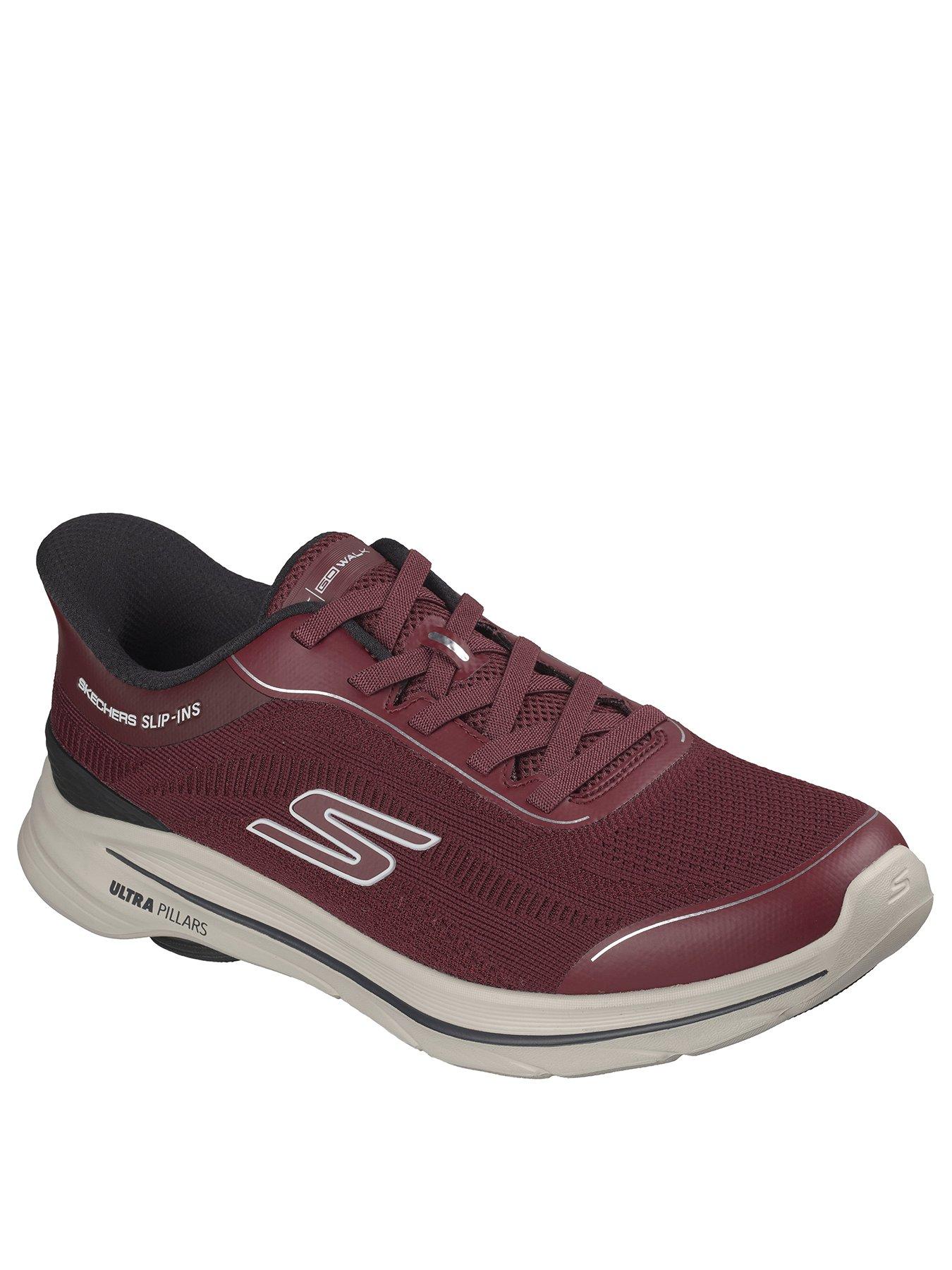 Image 2 of 4 of Skechers Go Walk 8 Slip-Ins - Engineered Monomesh Bungee - Dark Red