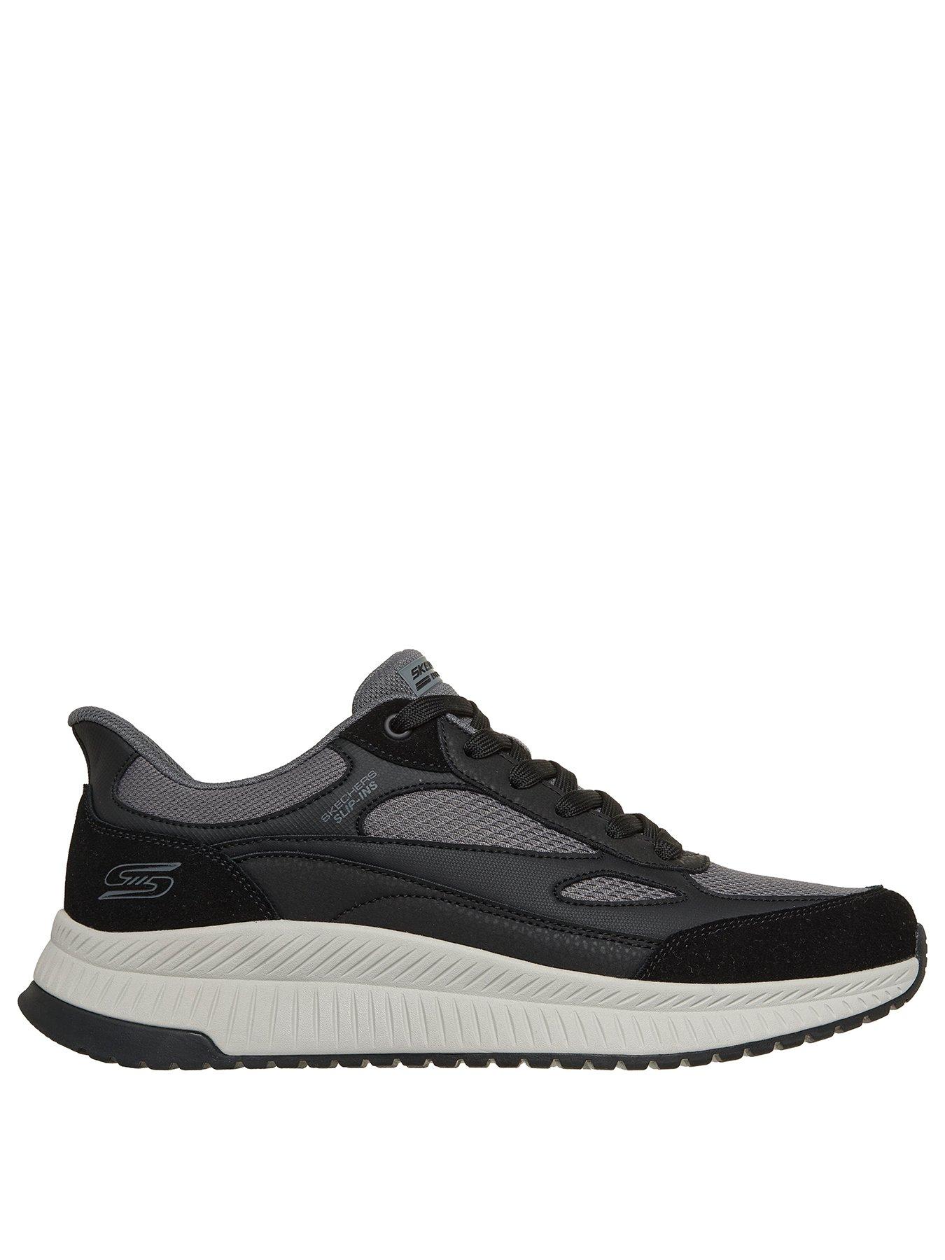 Image 2 of 6 of Skechers Bobs Slip-On Mesh Lace Trainers - Black