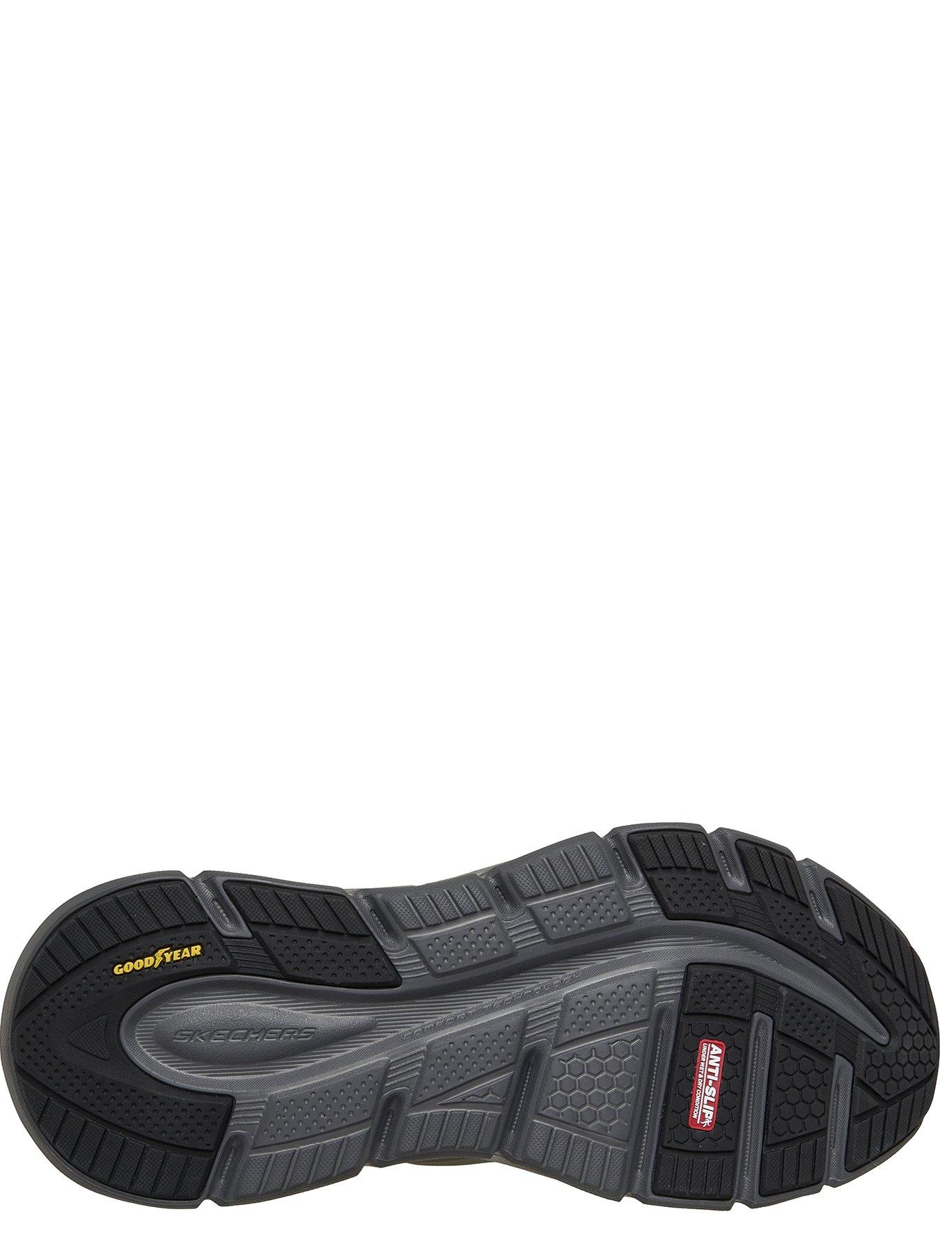 Image 4 of 6 of Skechers Men's Relaxed Fit Glide Step Slip Ins KPU Caged Mesh Trainers with Air Cooled Memory Foam - Green
