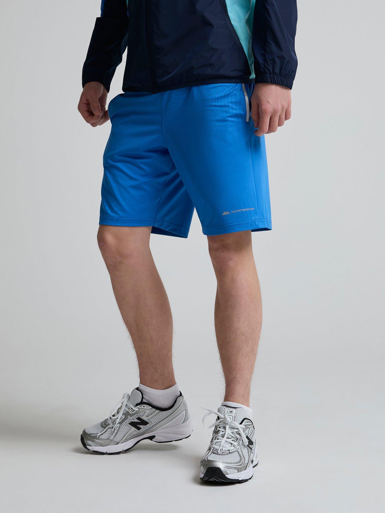 Monterrain Boys Fortitude Short, Blue, Size 13-14 Years