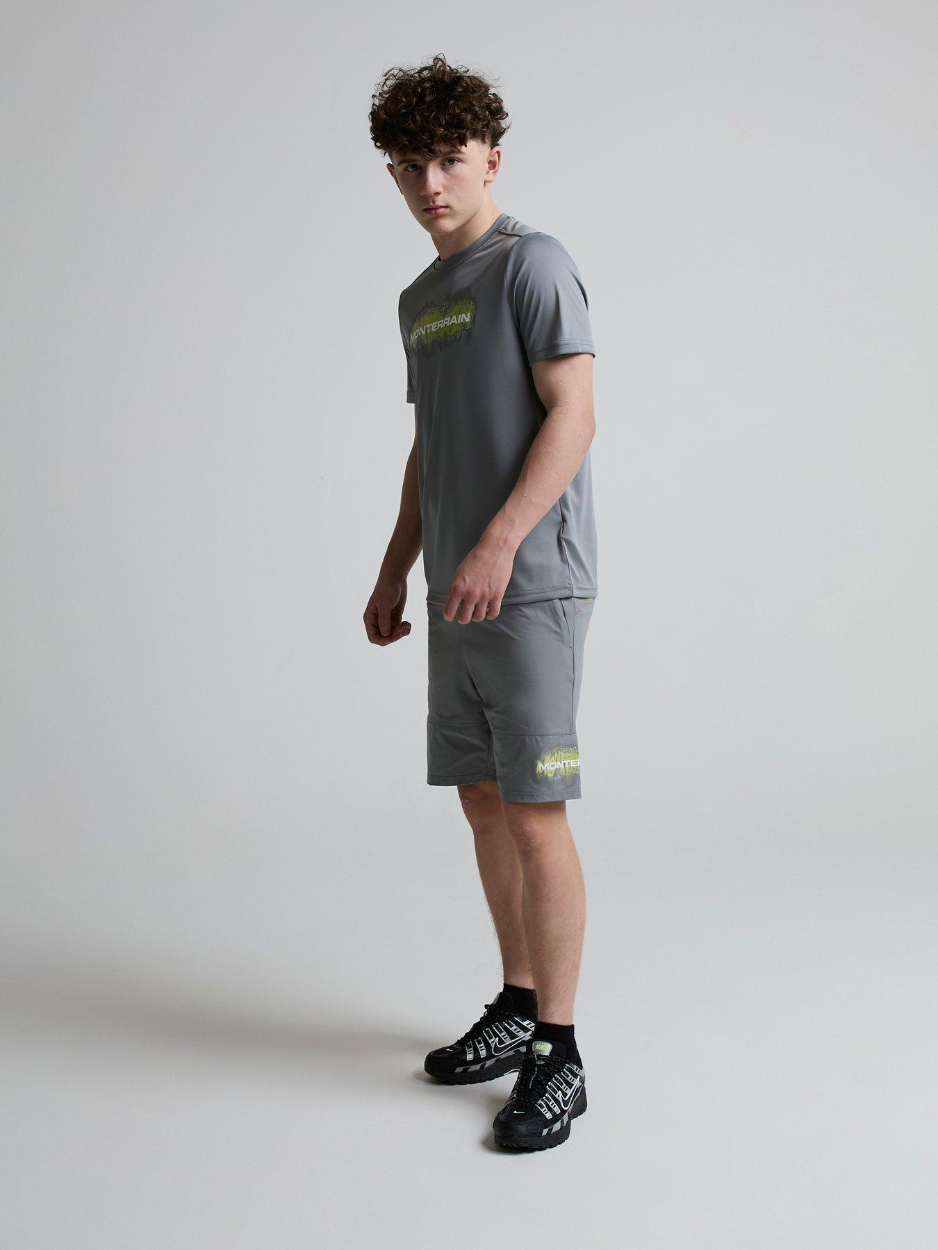 Image 3 of 6 of Monterrain Boys Hyperterrain Woven Short - Grey