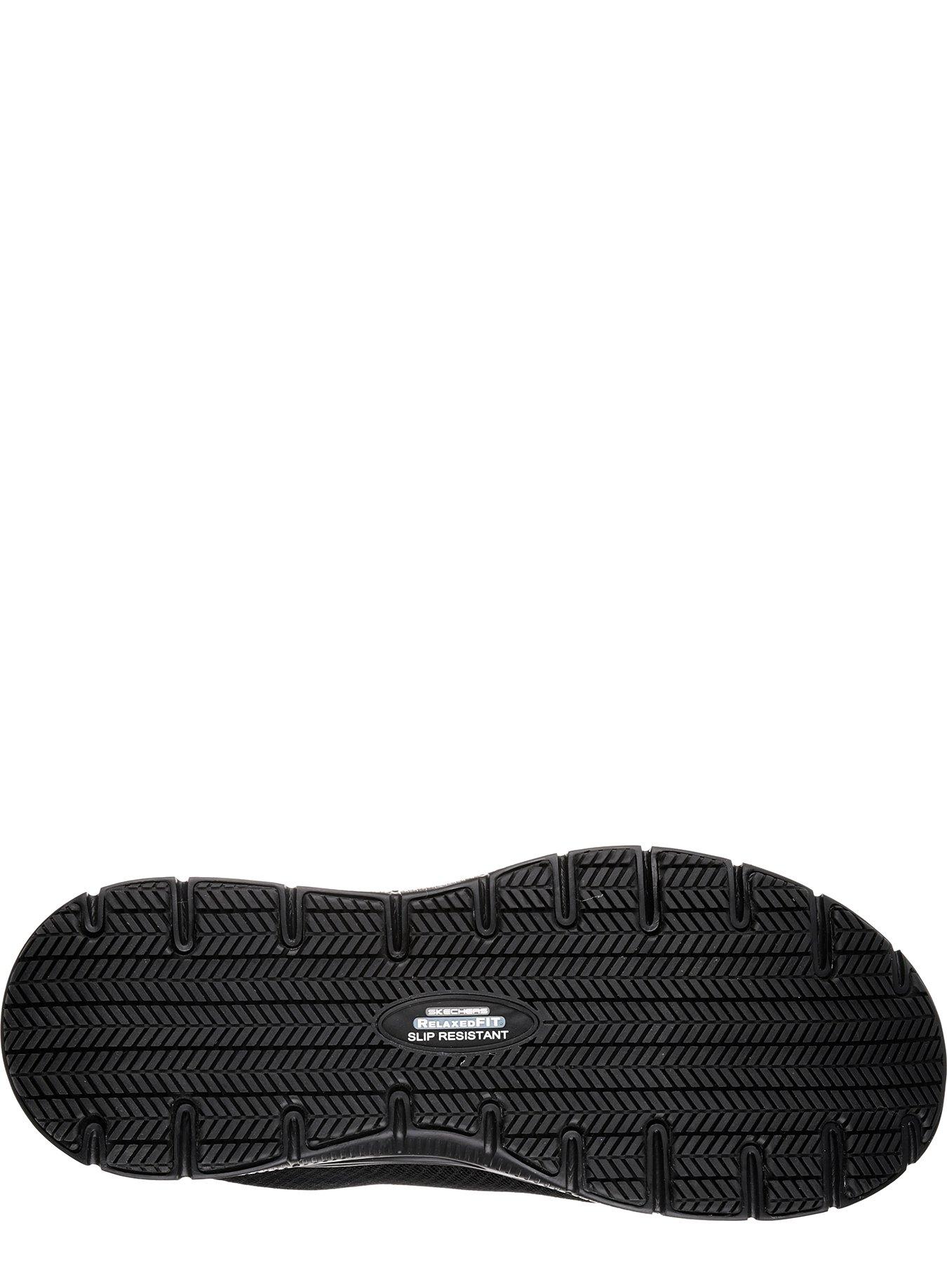 Image 4 of 6 of Skechers Flex Advantage Sr Lace Up Mesh Upper With Slip Resistant - Black