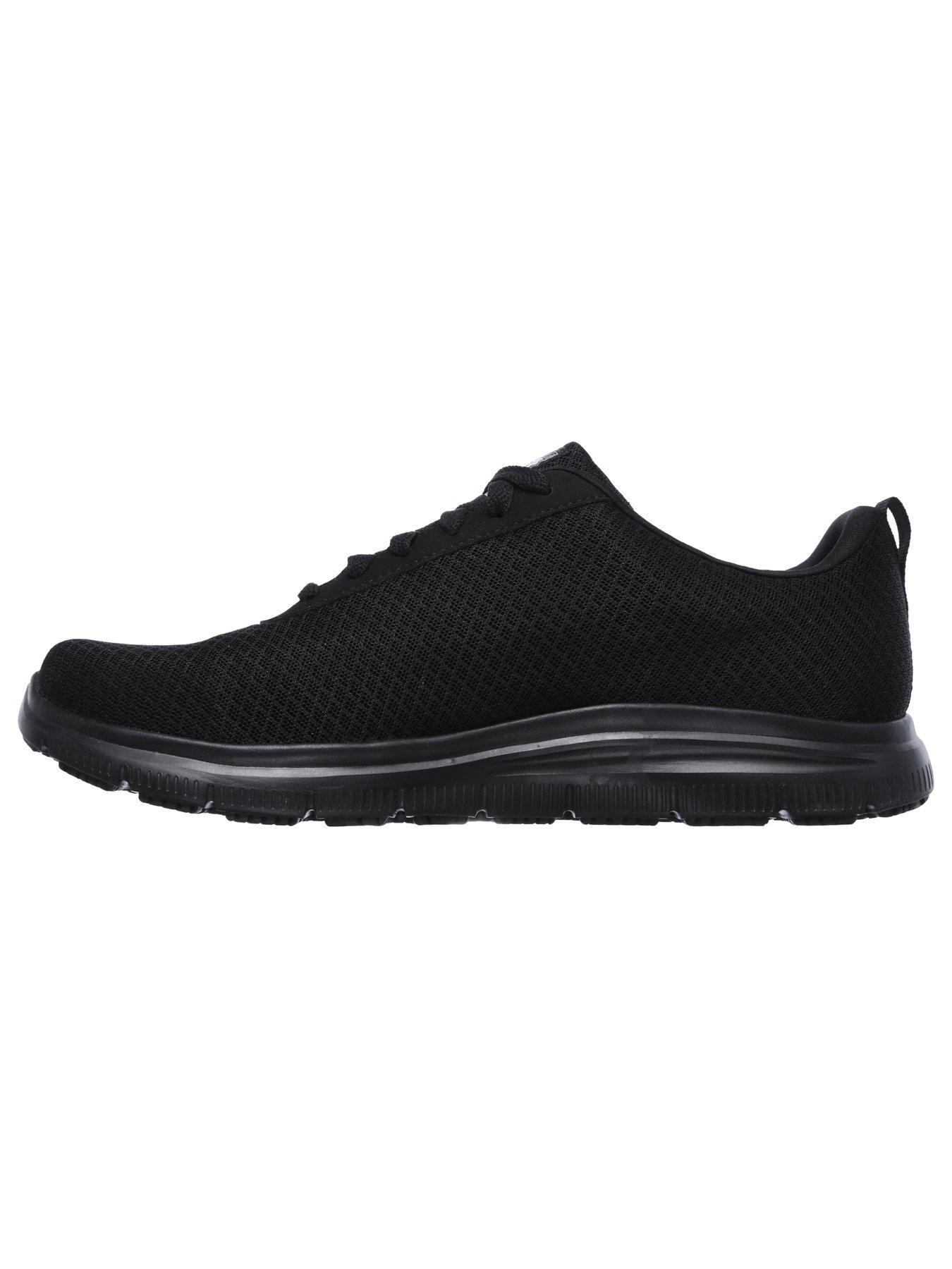 Image 5 of 6 of Skechers Flex Advantage Sr Lace Up Mesh Upper With Slip Resistant - Black