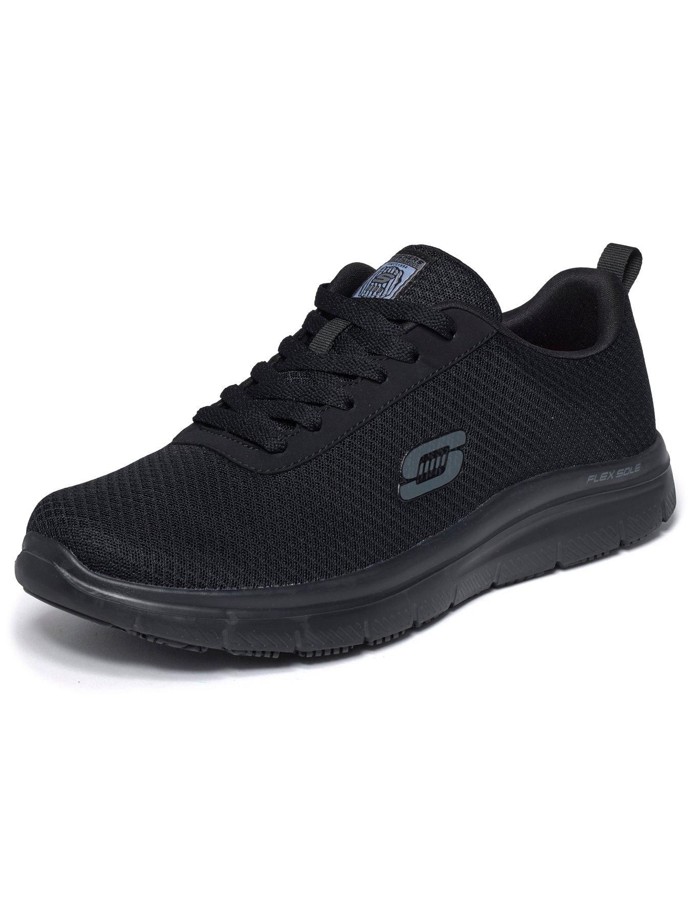 Image 6 of 6 of Skechers Flex Advantage Sr Lace Up Mesh Upper With Slip Resistant - Black