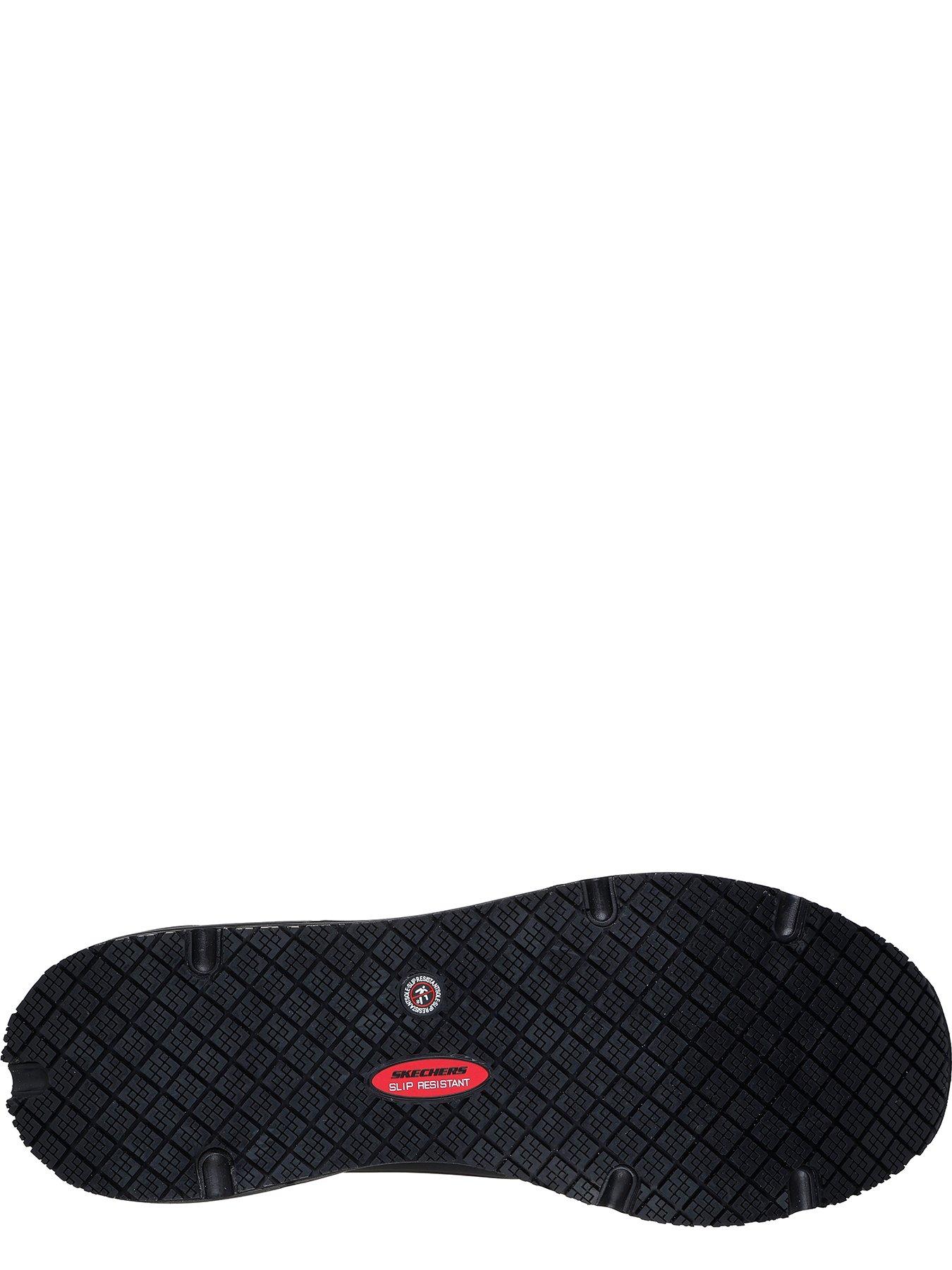 Image 4 of 5 of Skechers Uno SR Lace Up Athletic Trainers with Airbag - Black