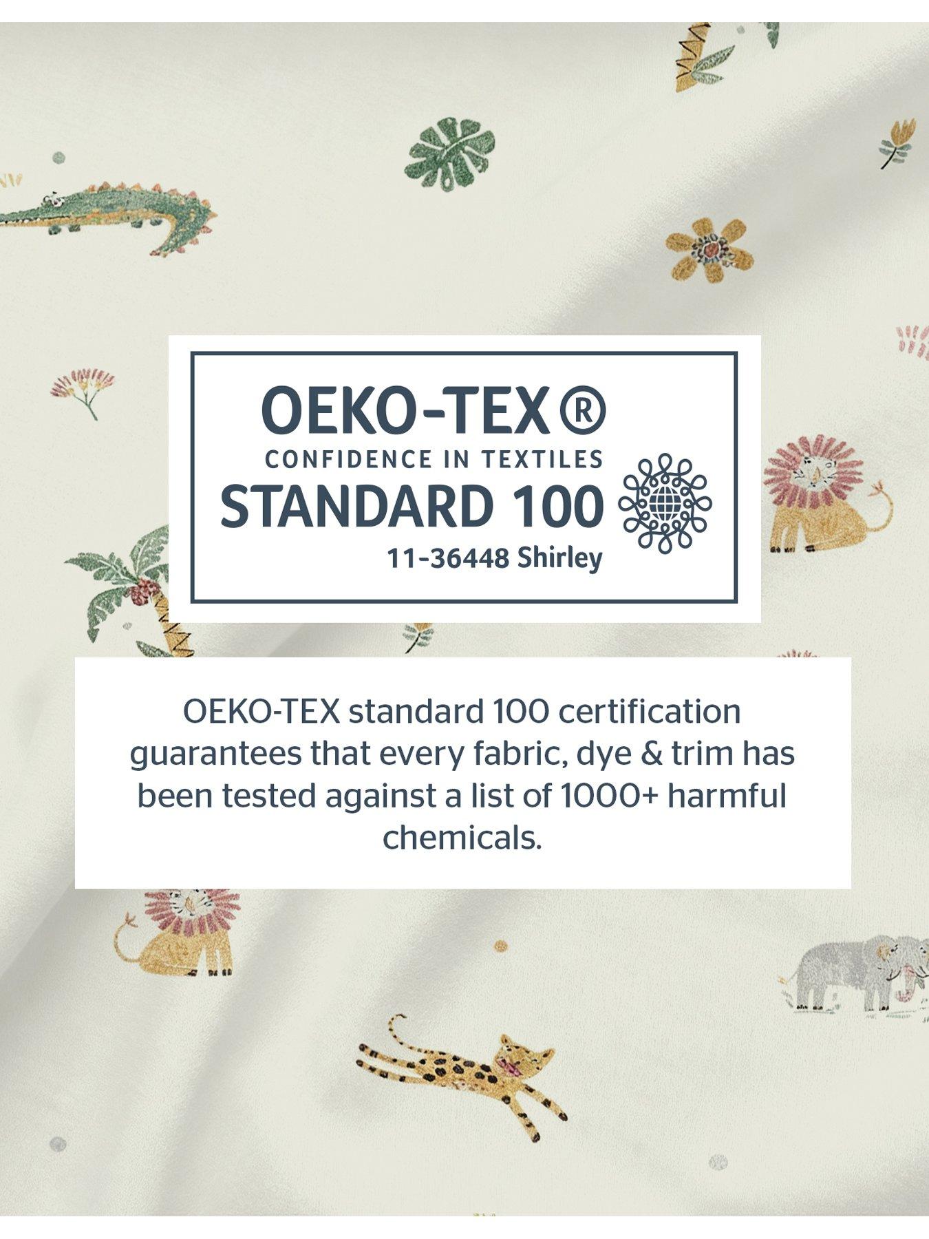 Image 6 of 7 of Silentnight Safe Nights Fitted Sheet - Cot Bed - Safari - 2 Pack