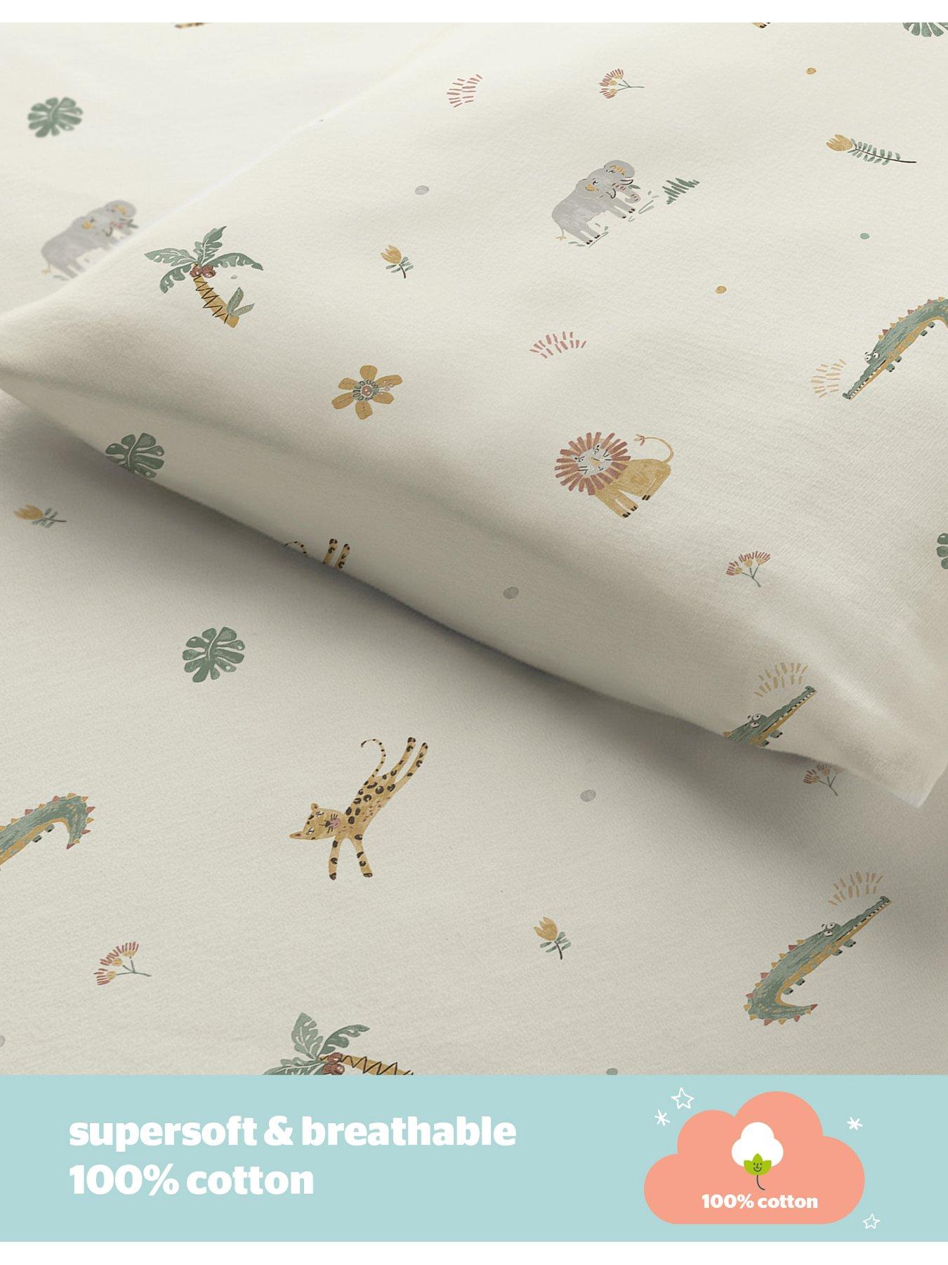Image 5 of 5 of Silentnight Safe Nights Bedding Bundle - Anti Allergy Pillow, 4 Tog Duvet and Duvet Cover Set - Safari Print