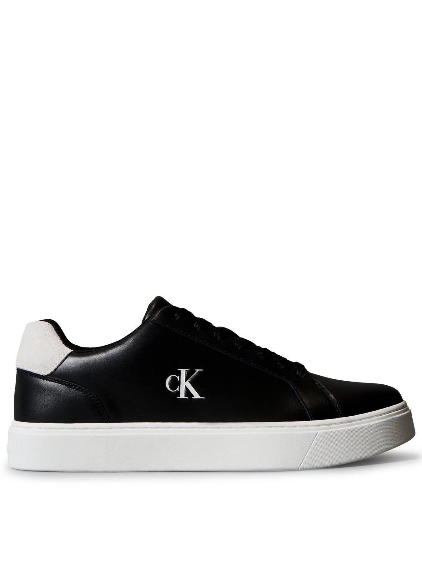Calvin Klein Classic Cupsole Laceup Trainer - Black