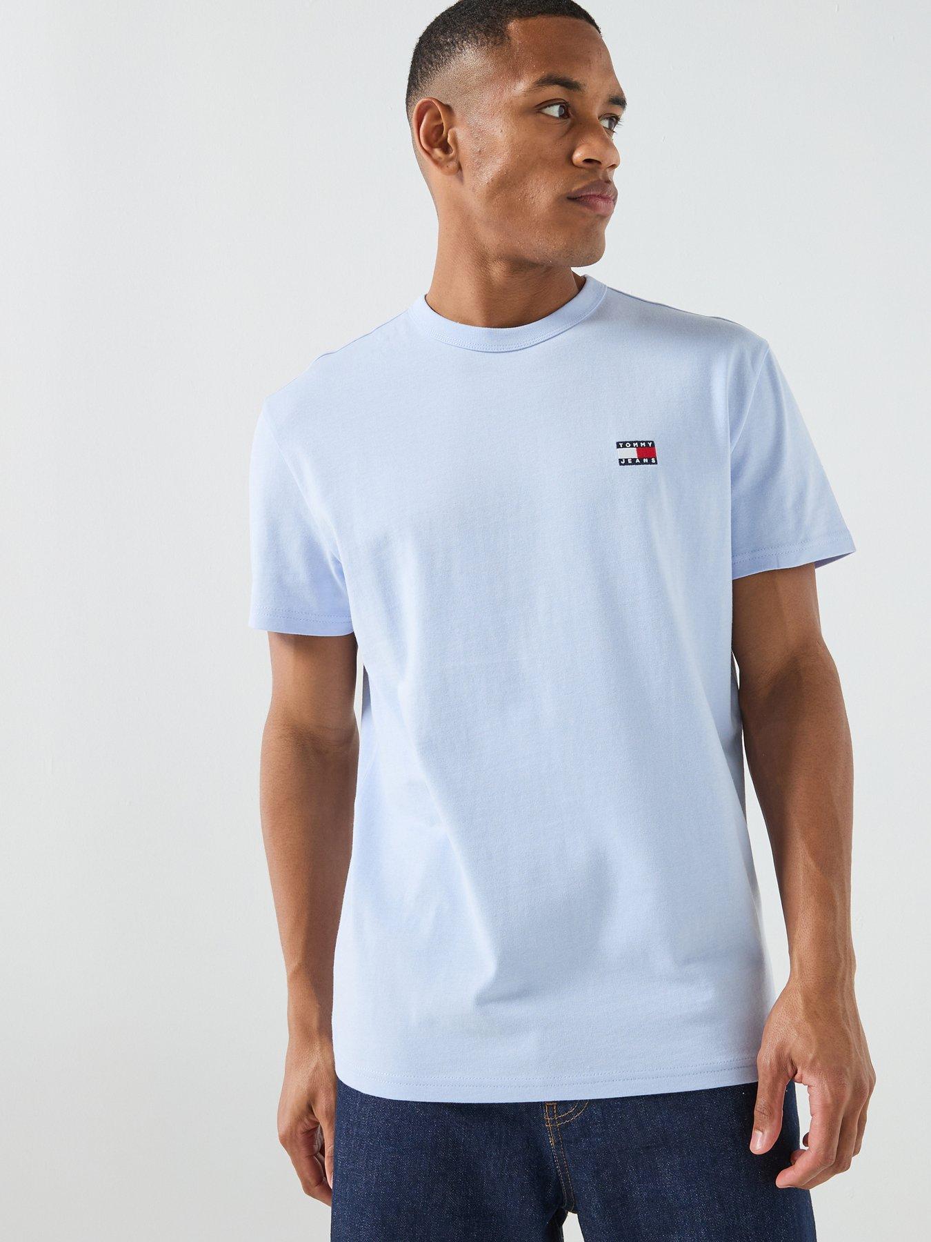 Tommy Jeans Badge T-Shirt - Light Blue