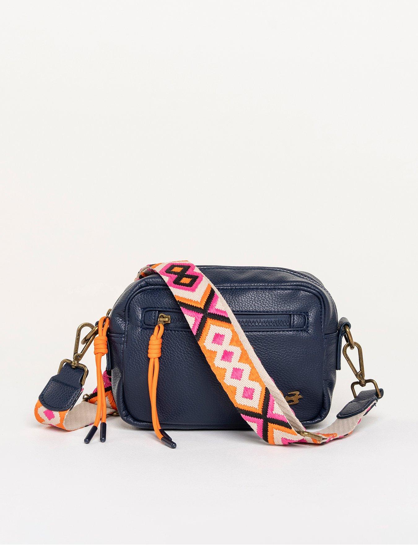 Brakeburn Sabine Box Cross Body Bag - Navy