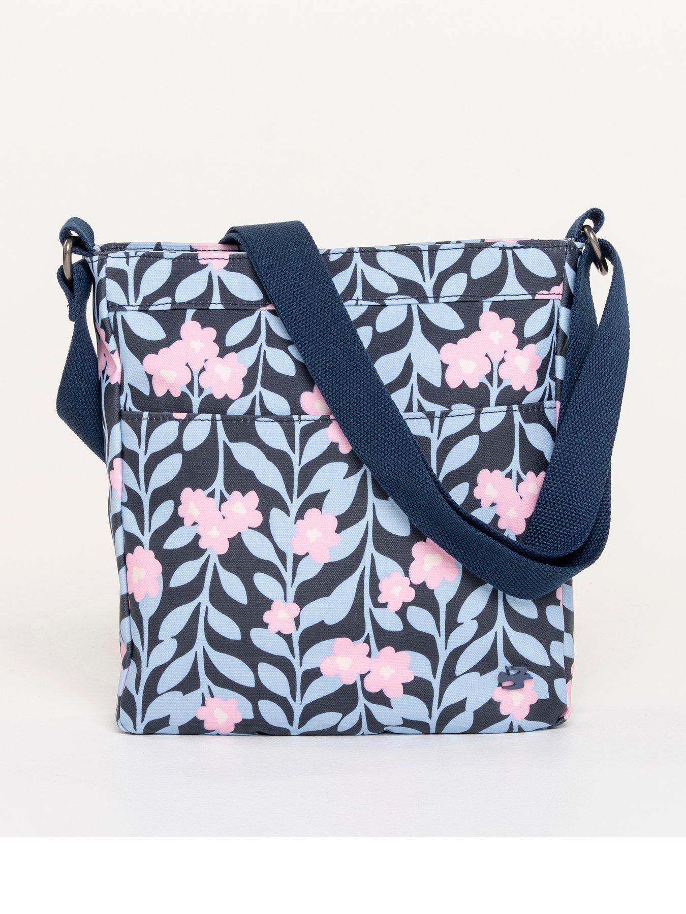 Brakeburn Midnight Vine Large Cross Body - Blue