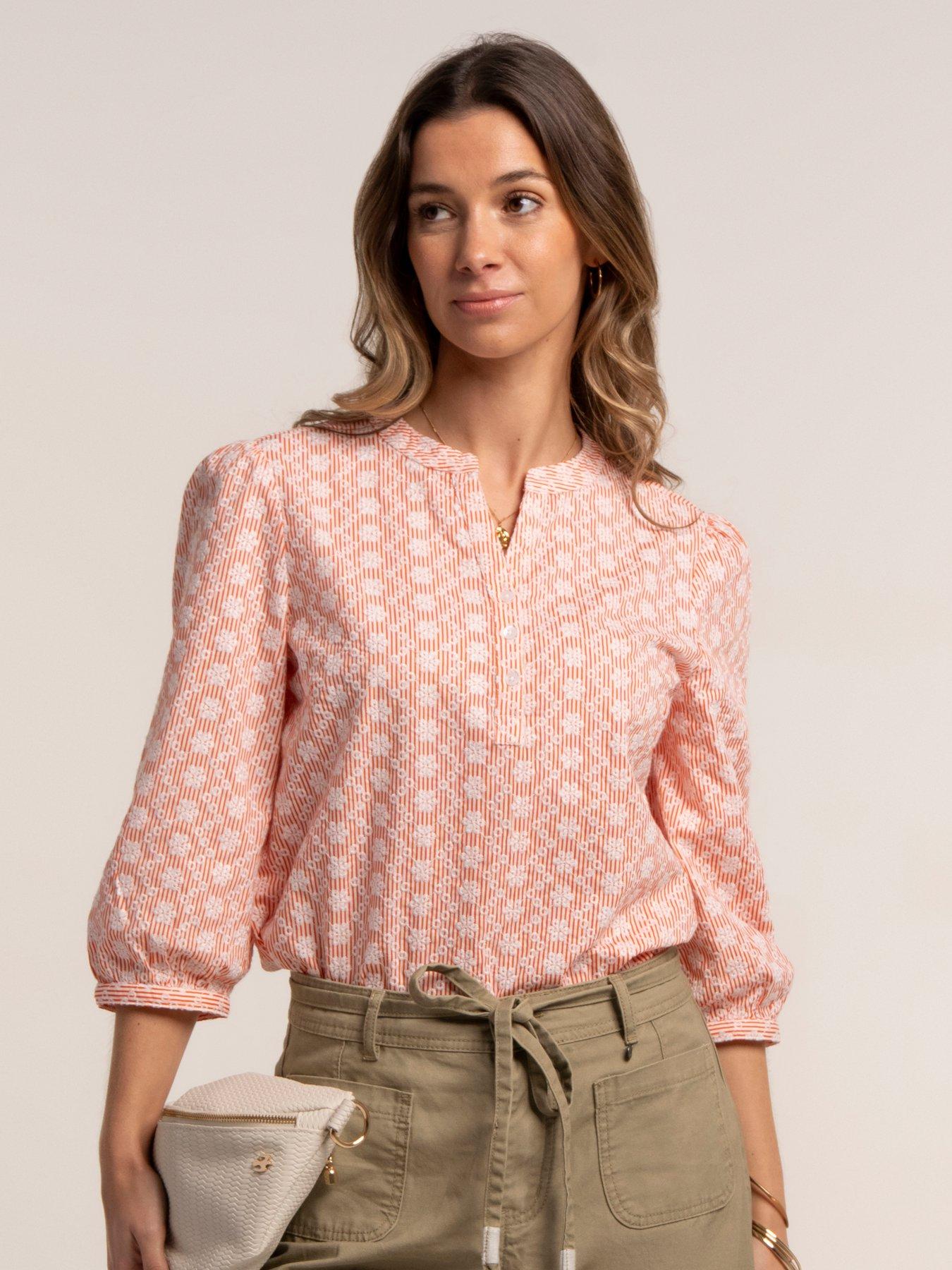 Brakeburn Fossil Blouse - Orange