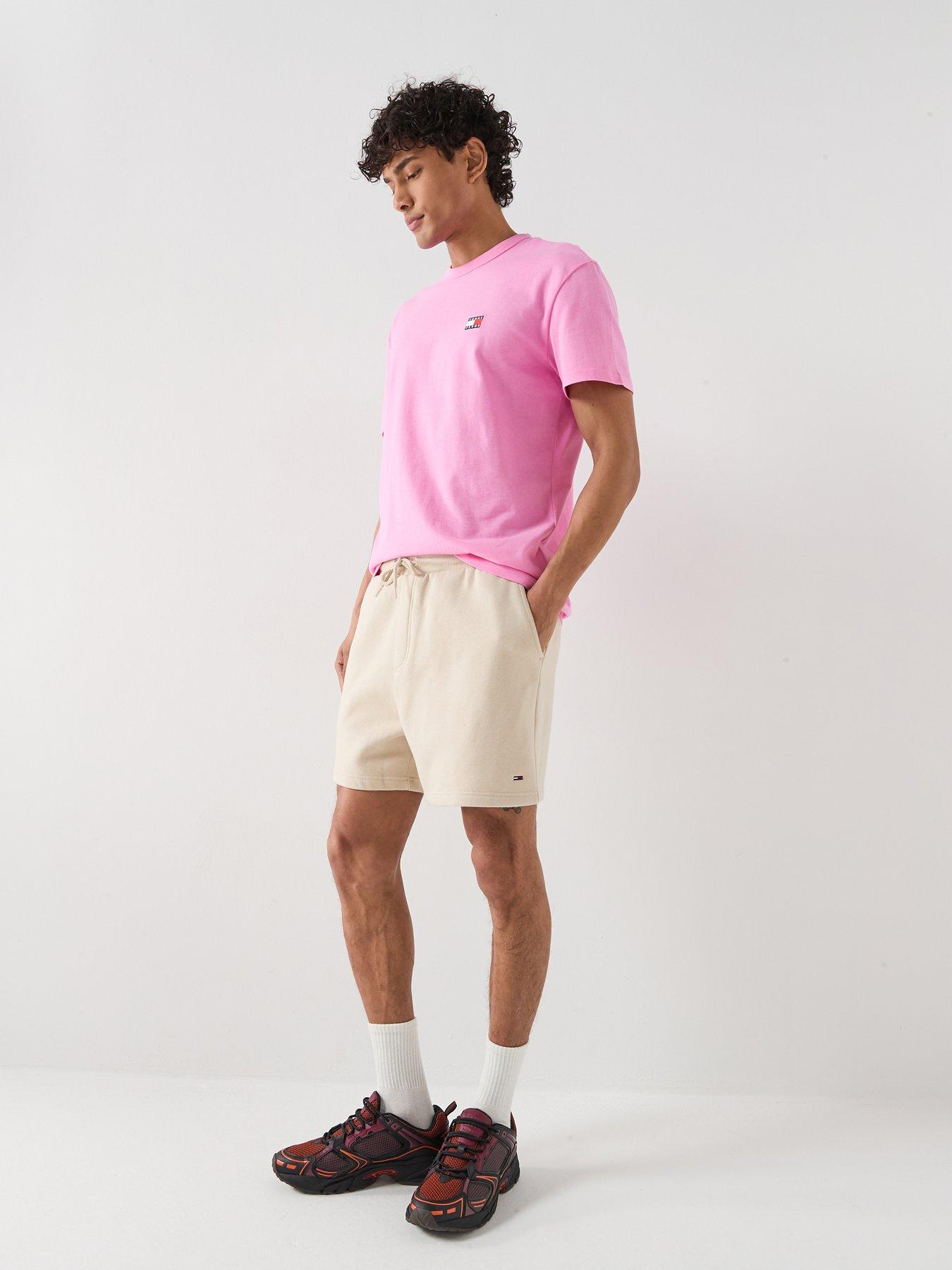 Tommy Jeans Flag Sweat Short - Beige