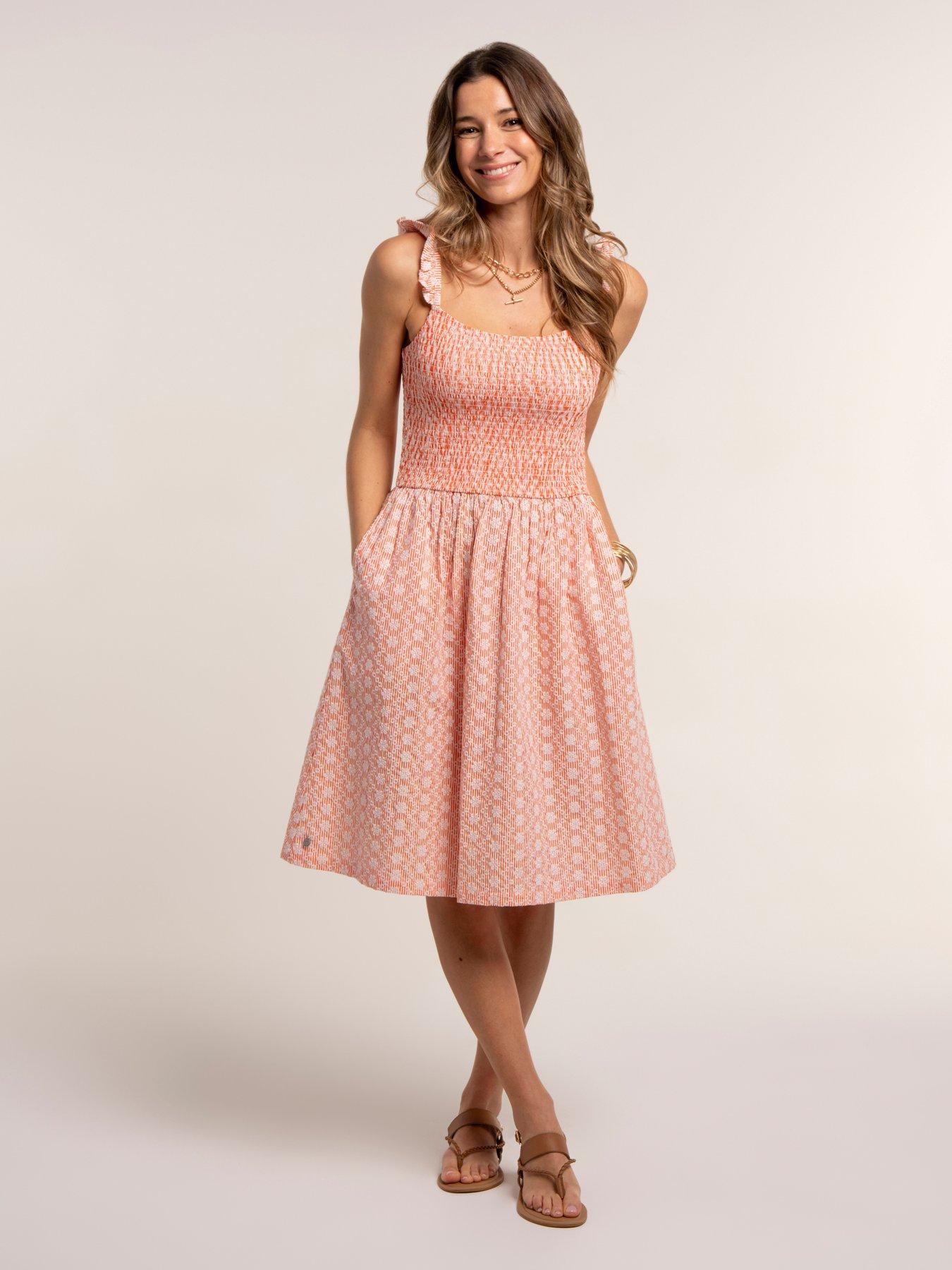 Brakeburn Fossil Dress - Orange