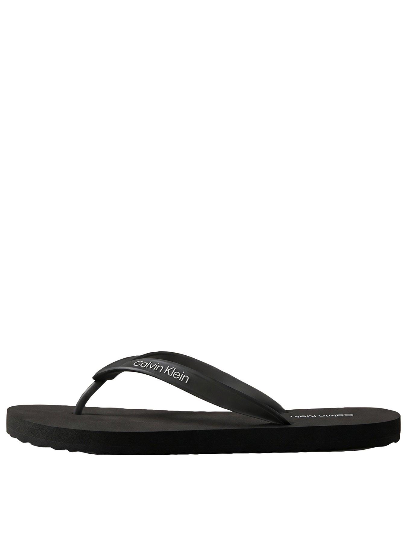 Calvin Klein Beach Flip Flop, Black, Size 44, Men