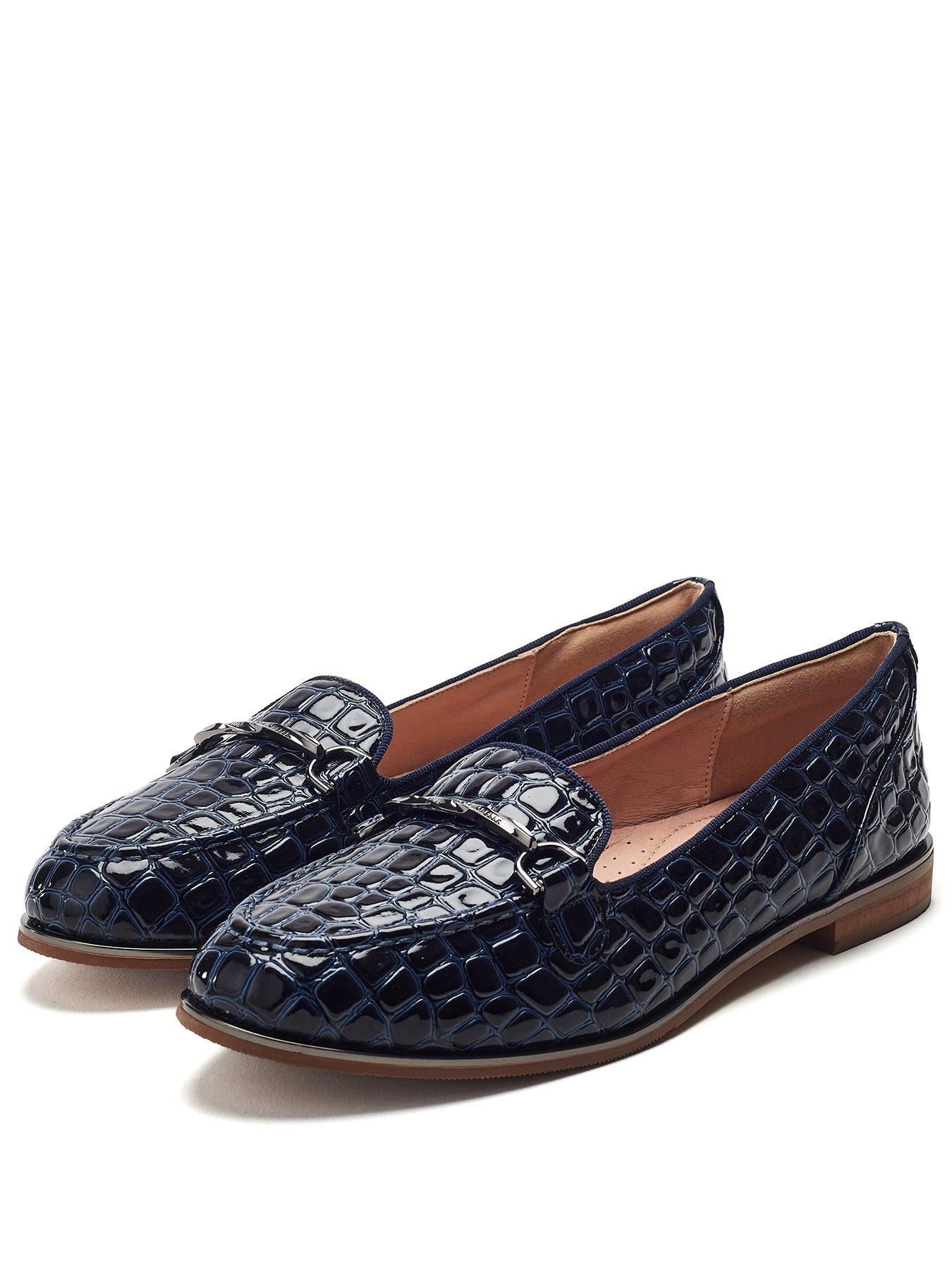 Image 2 of 4 of Moda In Pelle Evaria Navy Porvair Flat Tassel Loafer