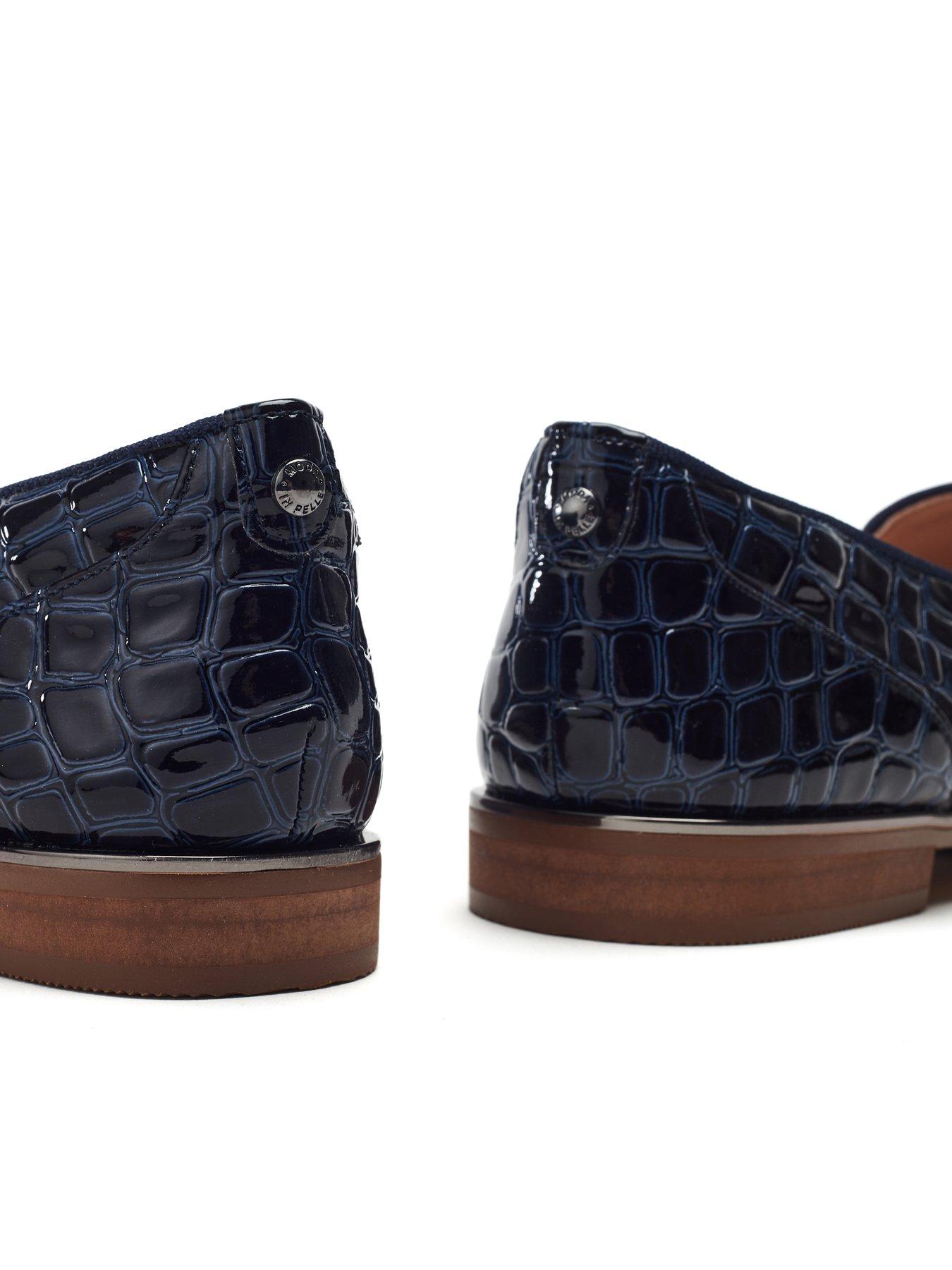 Image 4 of 4 of Moda In Pelle Evaria Navy Porvair Flat Tassel Loafer