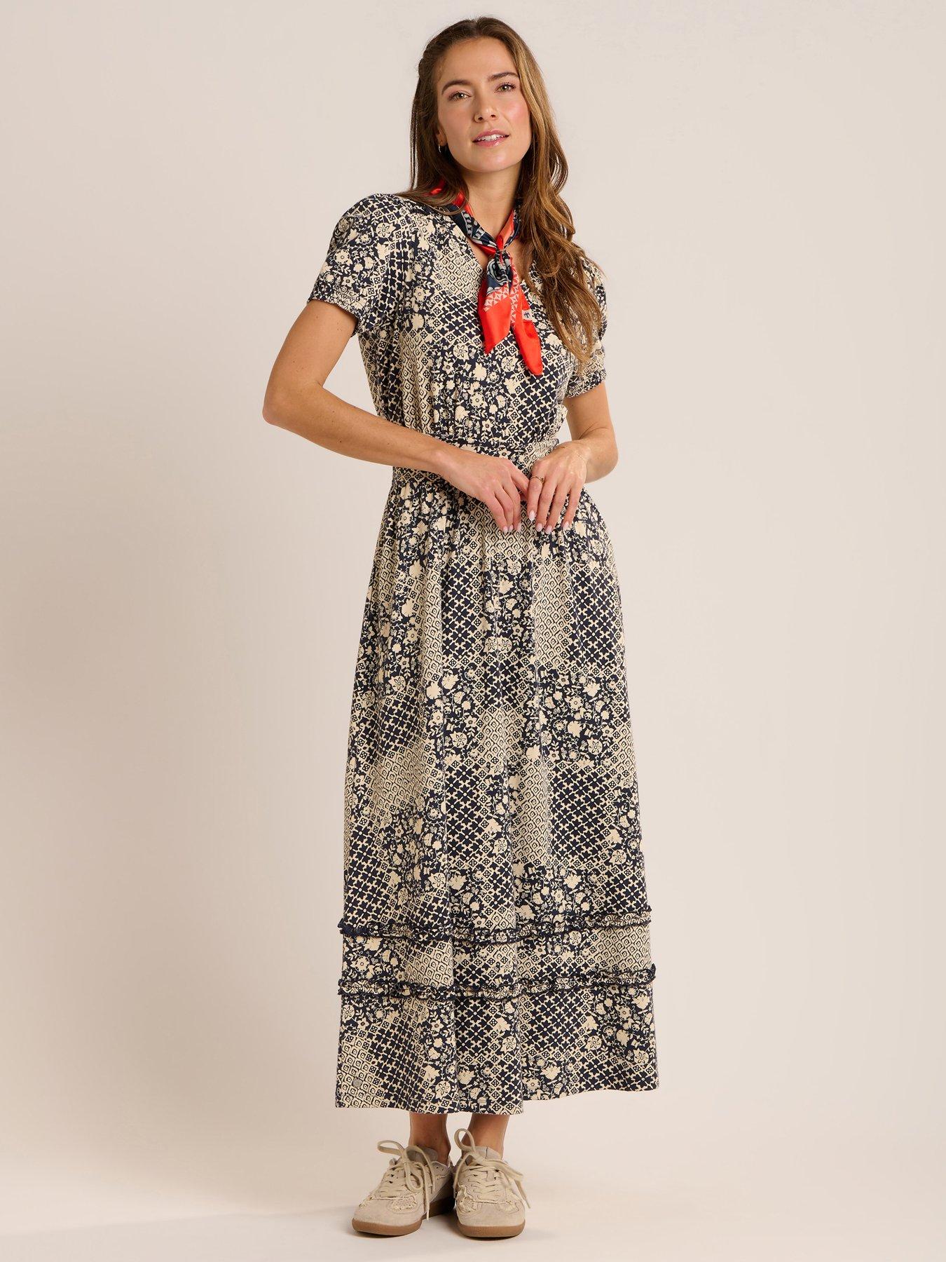 Brakeburn Katerina Dress - Navy