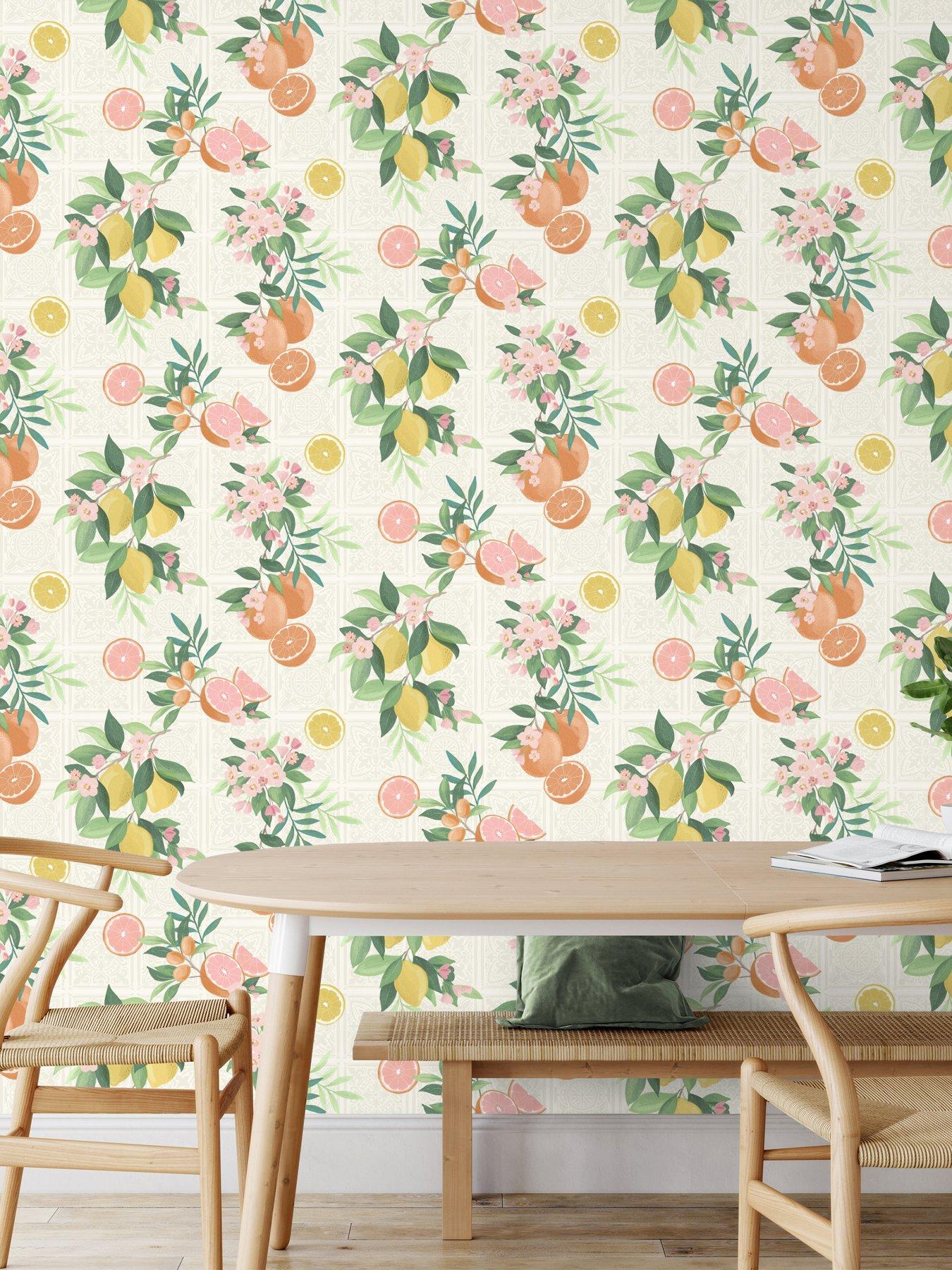 The Very Collection Fruit Tile-Multi Wallpaper