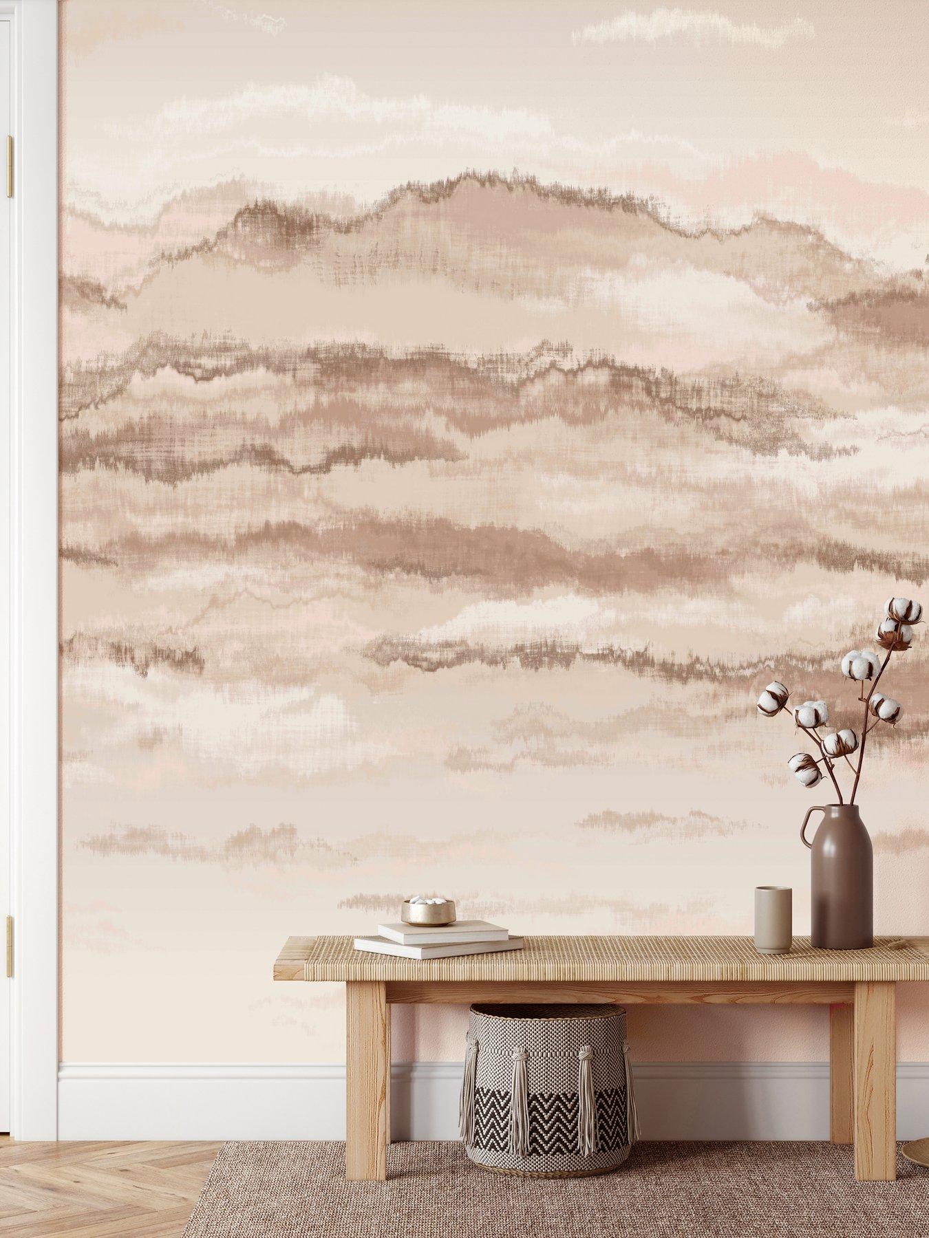 The Very Collection Abstract Landscape Mural- Natural