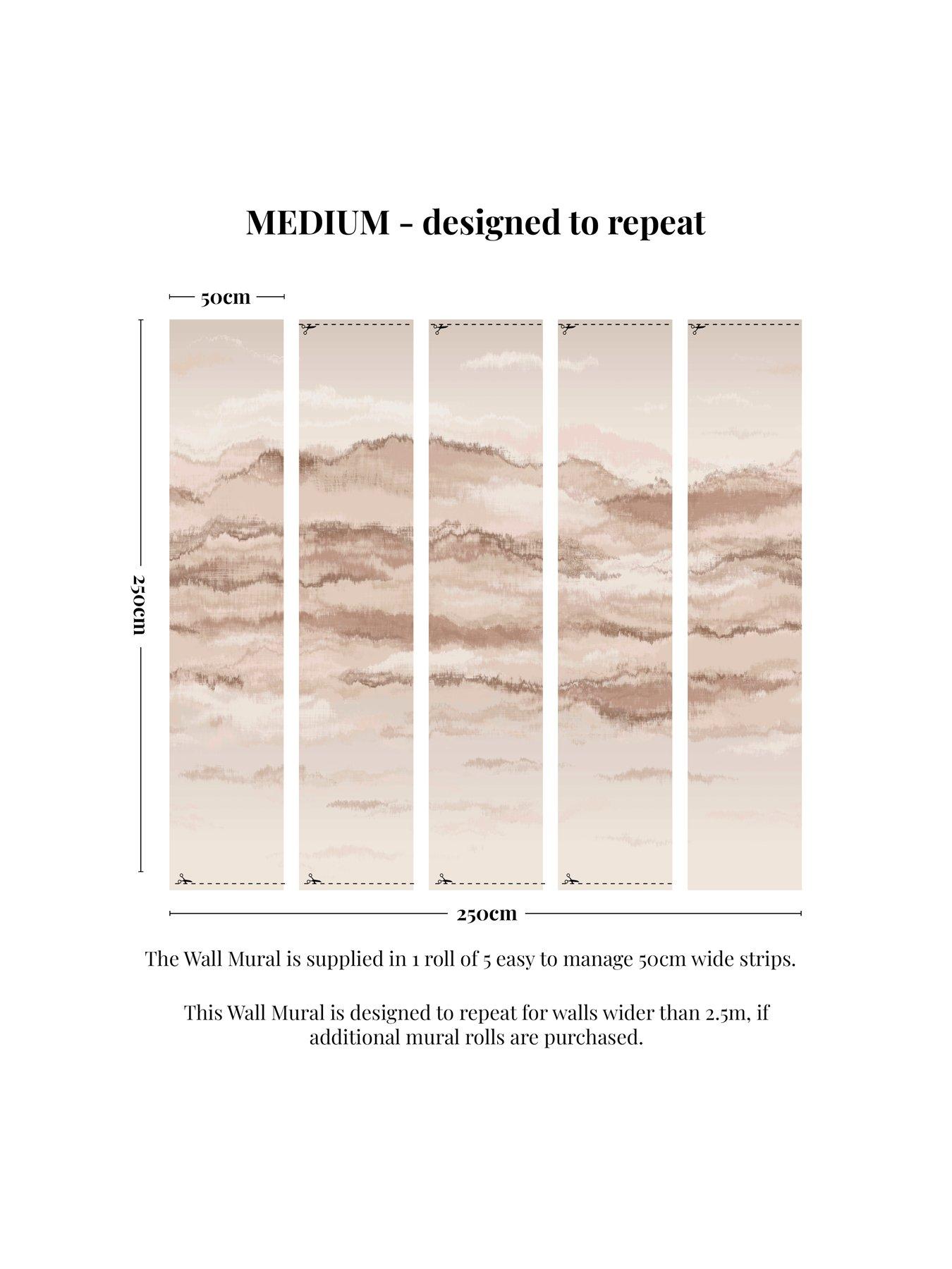 The Very Collection Abstract Landscape Mural- Natural | Very