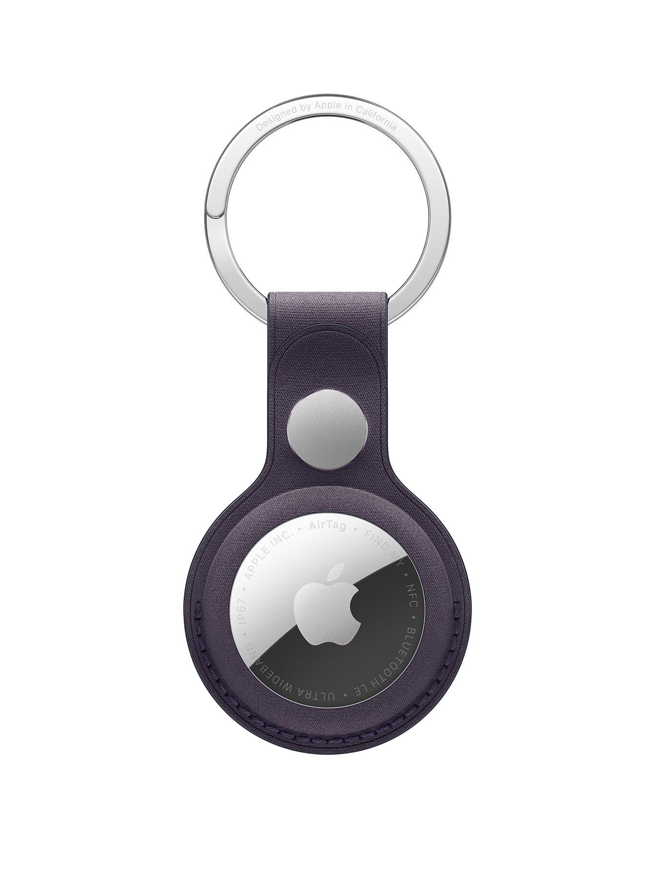 Apple AirTag FineWoven Key Ring - Midnight Purple (AirTag is sold separately)