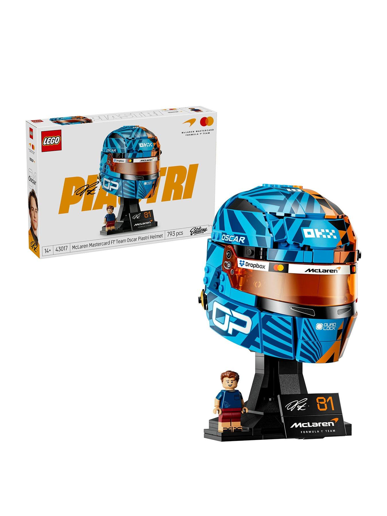 Lego Editions Mclaren Mastercard F1 Team Oscar Piastri Helmet 43017