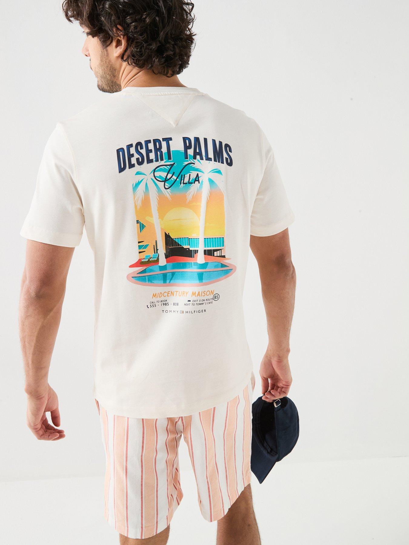 Tommy Hilfiger Summer Back Graphic T-Shirt - Off White