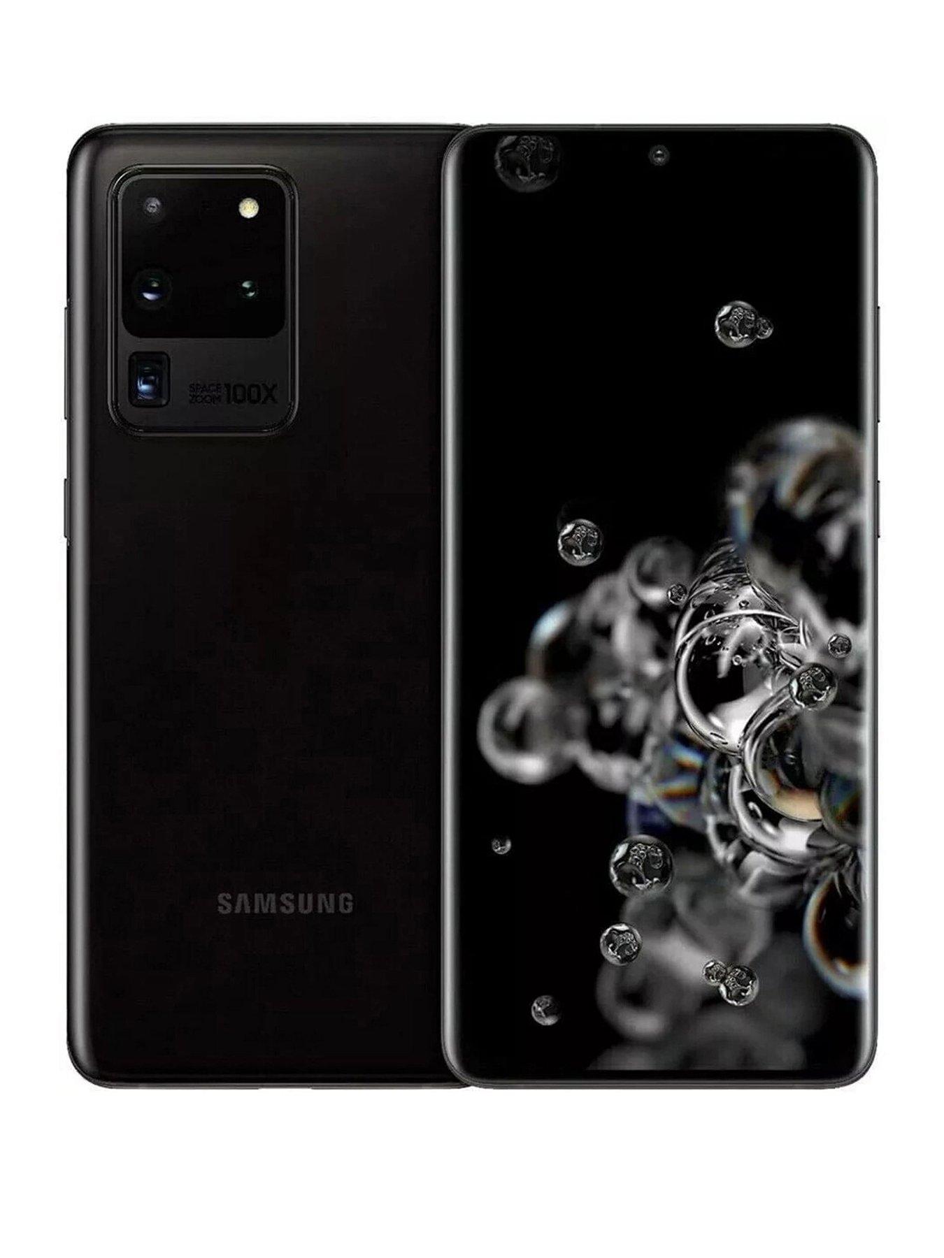 Refurbished Samsung S20 Ultra 5G - 128GB, Black (Pristine Condition)