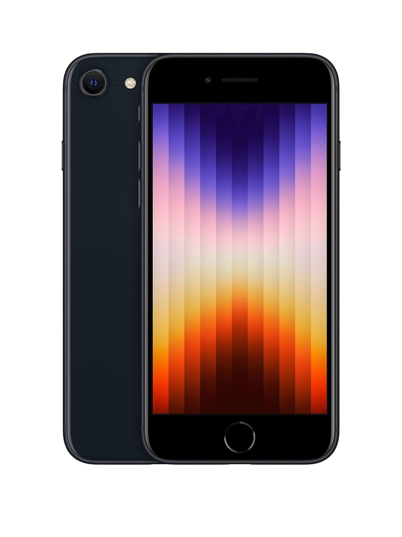 Apple iPhone SE ブラック Refurbished Apple iPhone SE 2022 - 64GB, Black (Pristine Condition