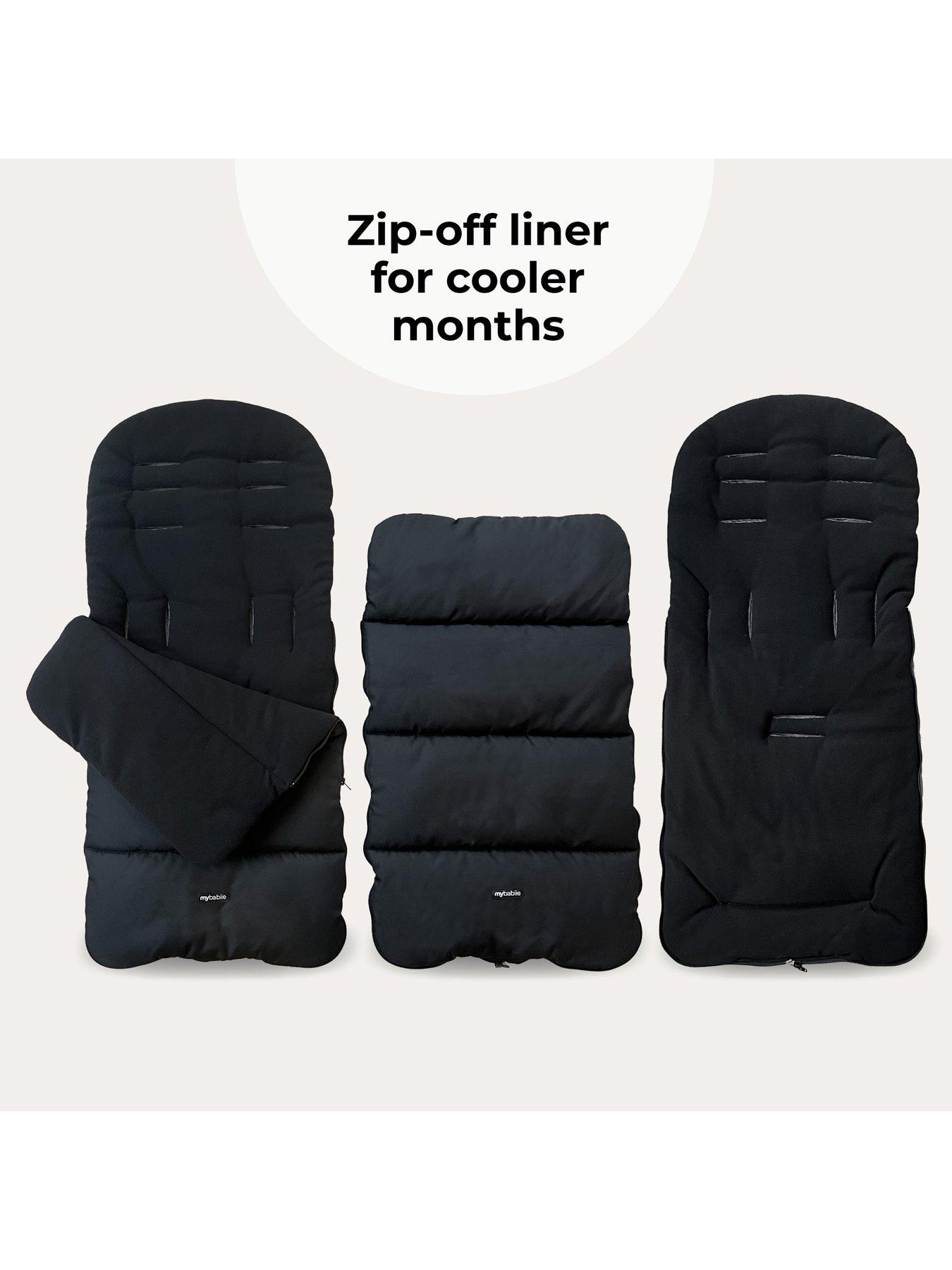 Image 3 of 7 of My Babiie Universal Footmuff - Black