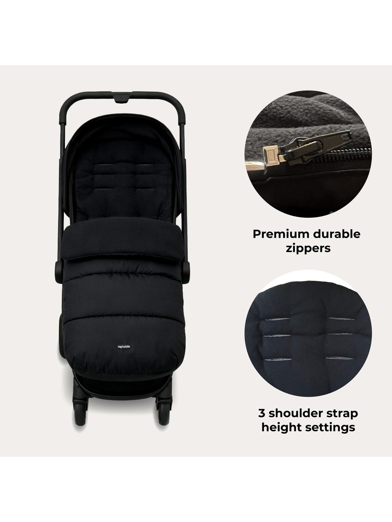 Image 4 of 7 of My Babiie Universal Footmuff - Black