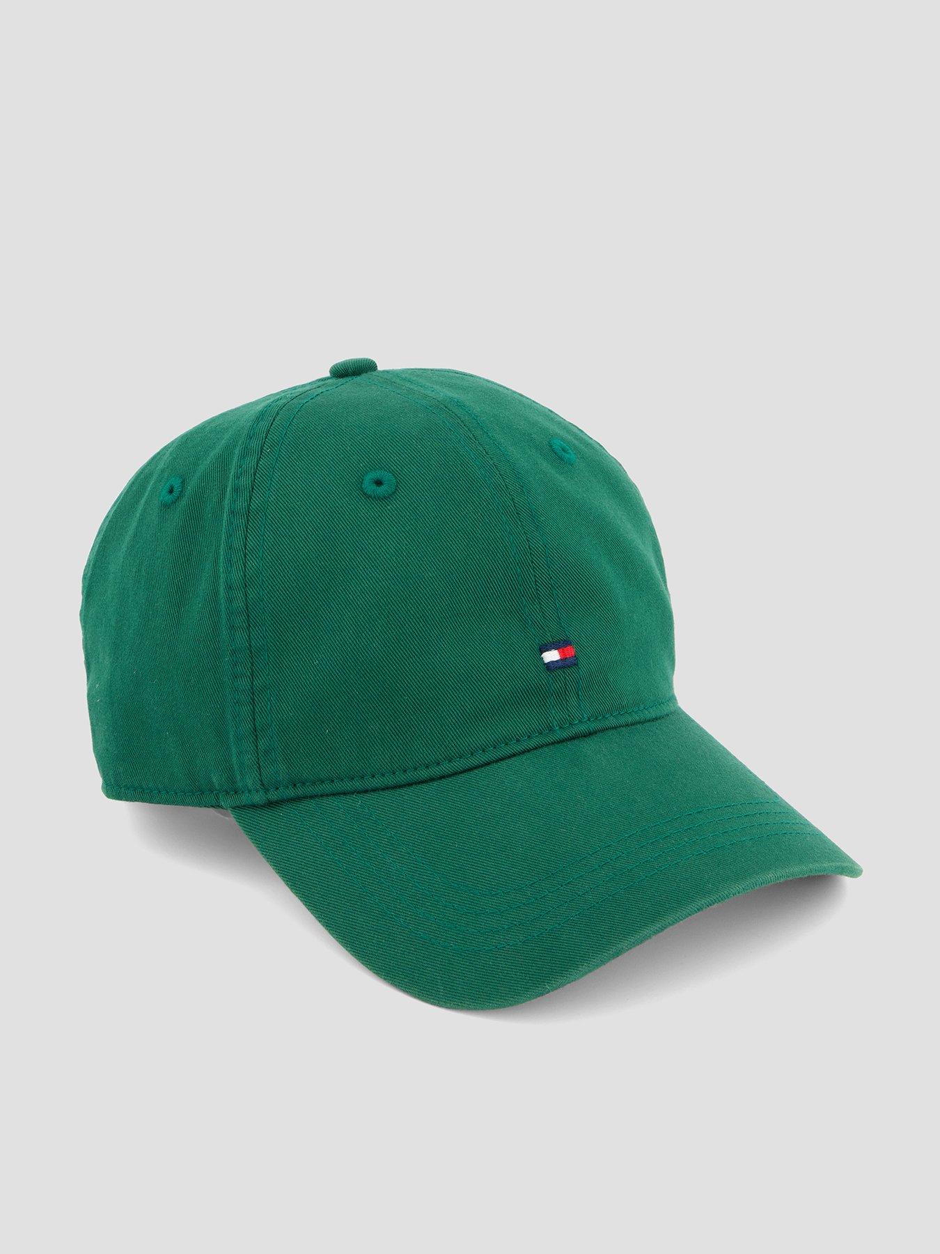 Image 1 of 4 of Tommy Hilfiger Flag Soft 6 Panel Cap - Green