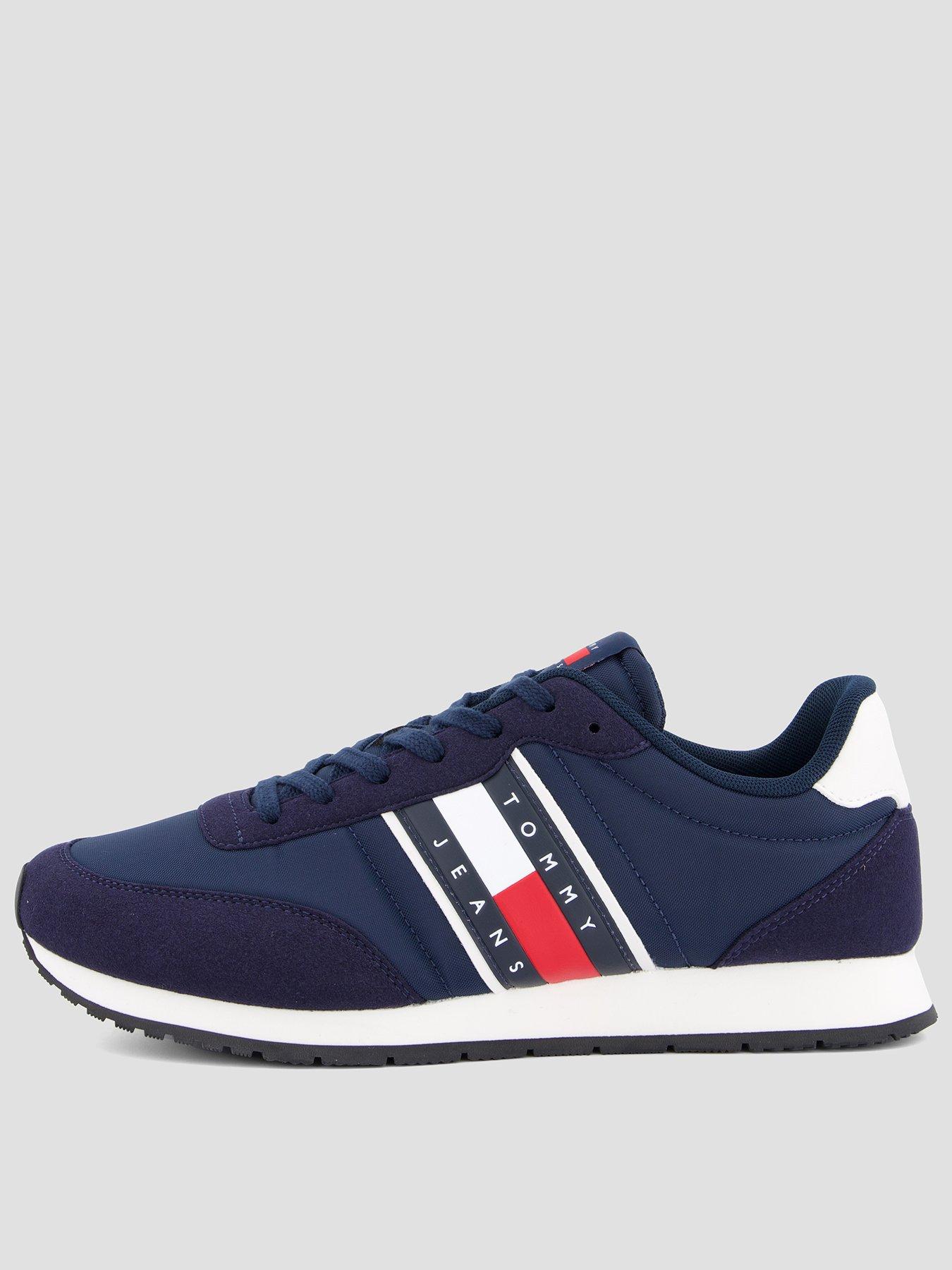 Image 1 of 6 of Tommy Jeans Tjm Classic Runner Trainer - Navy