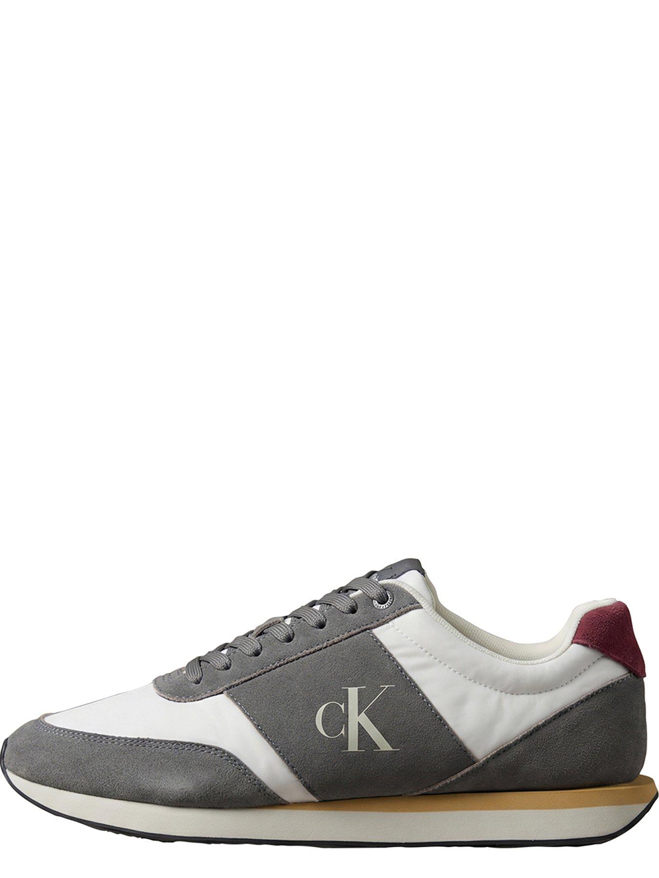 Image 5 of 7 of Calvin Klein Retro Runner Trainers - Grey