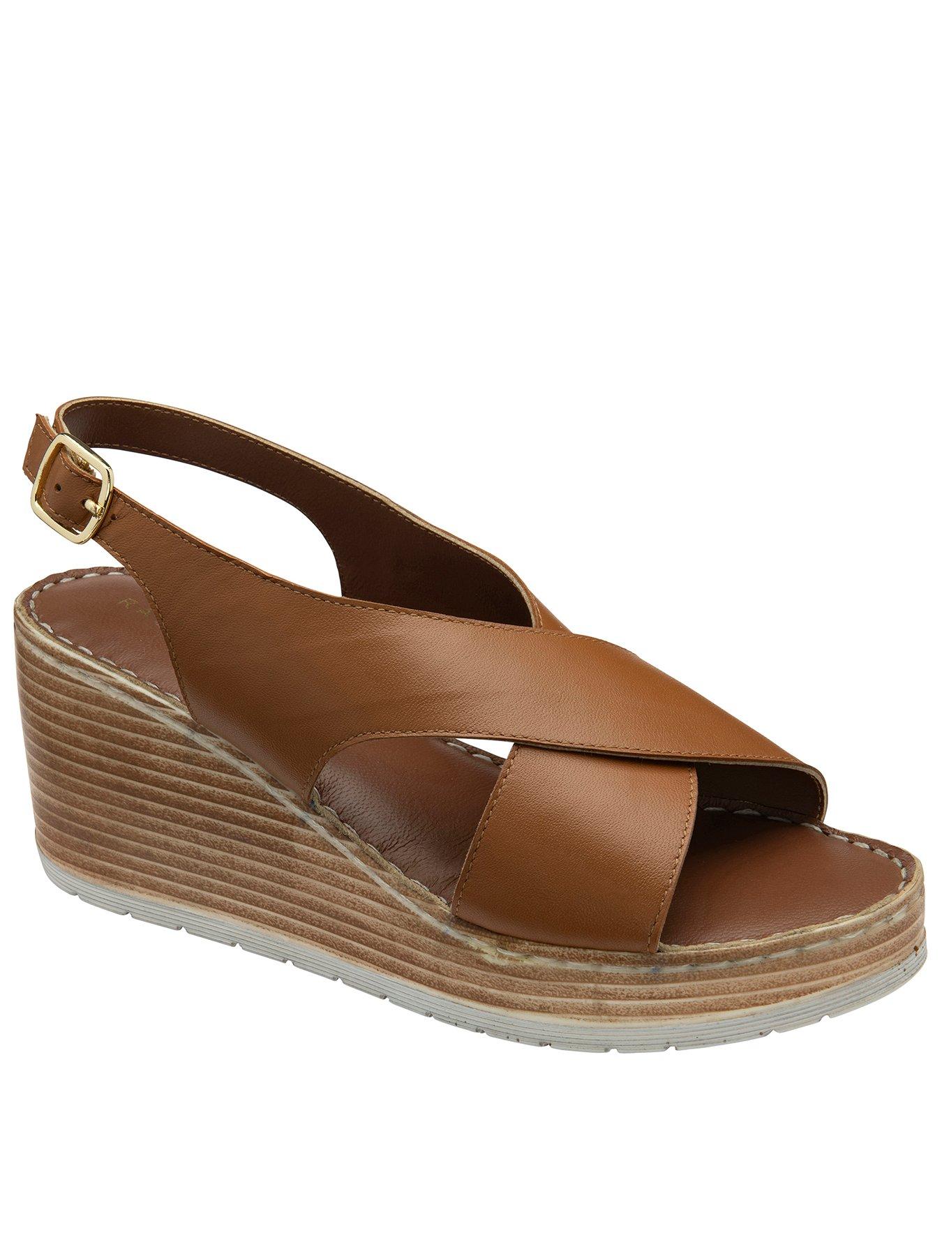 Ravel Branton Wedge Sandal - Tan