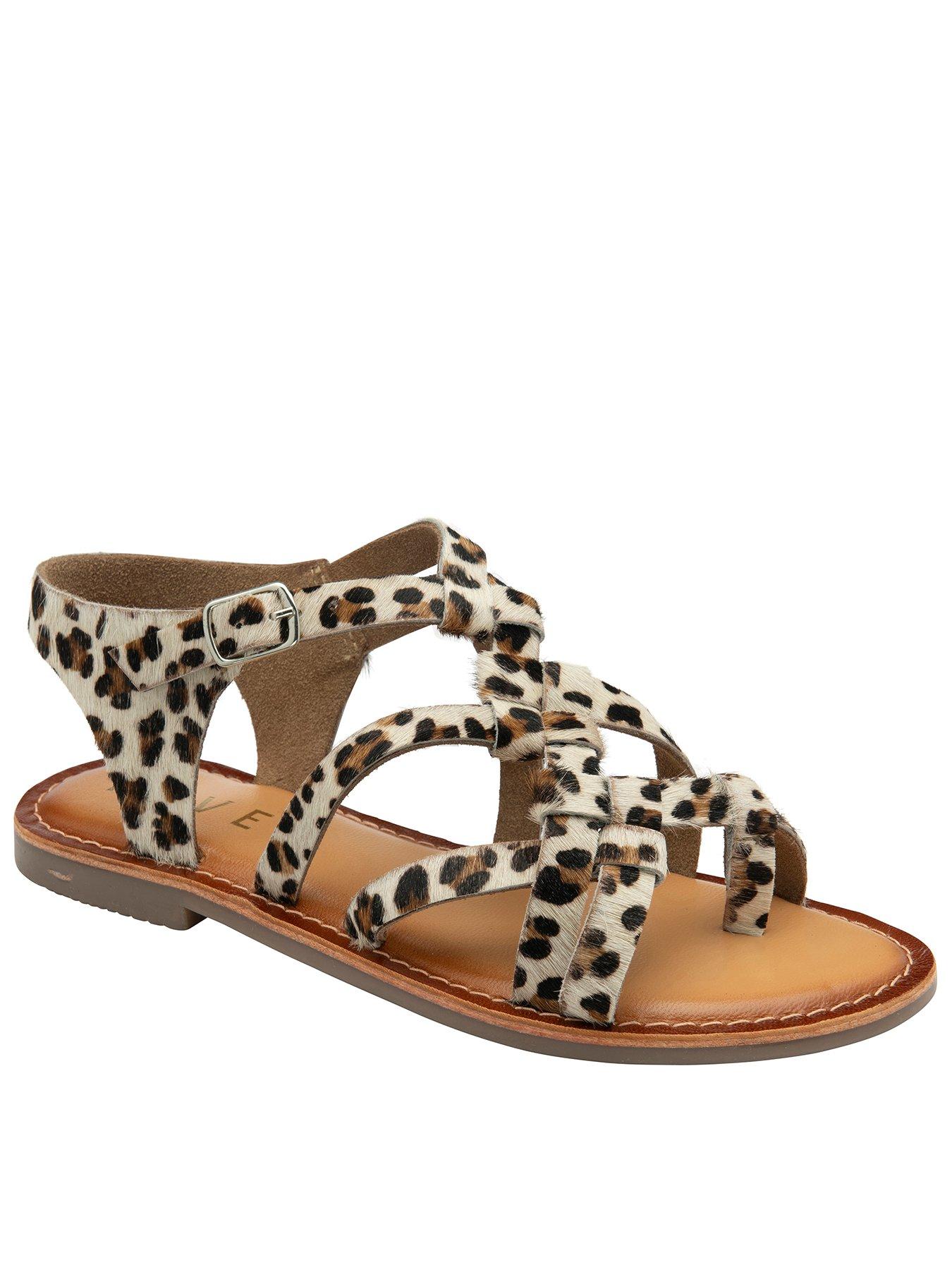 Ravel Knoxe Animal Print Sandal - Leopard
