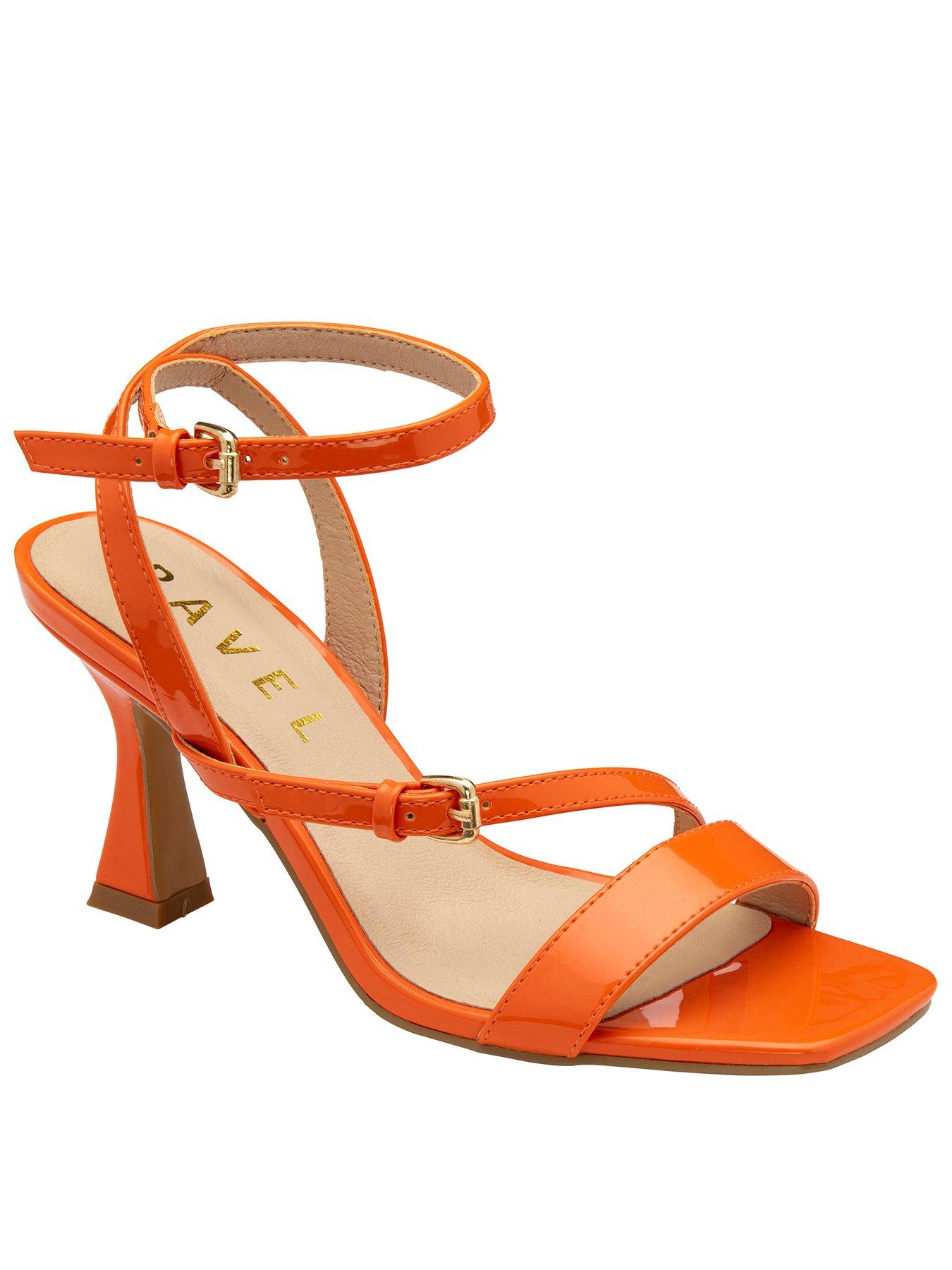 Ravel Arten Strap Heel, Orange, Size 7, Women