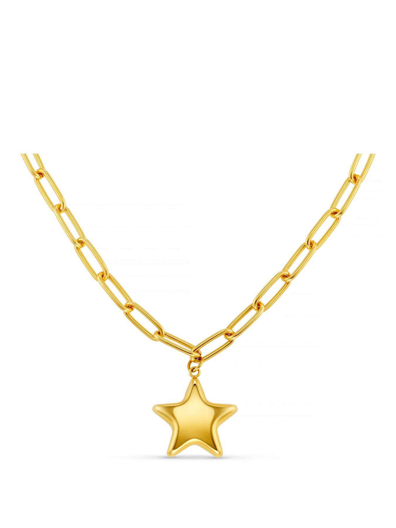 Orelia Statement Star Pop Charm Necklace
