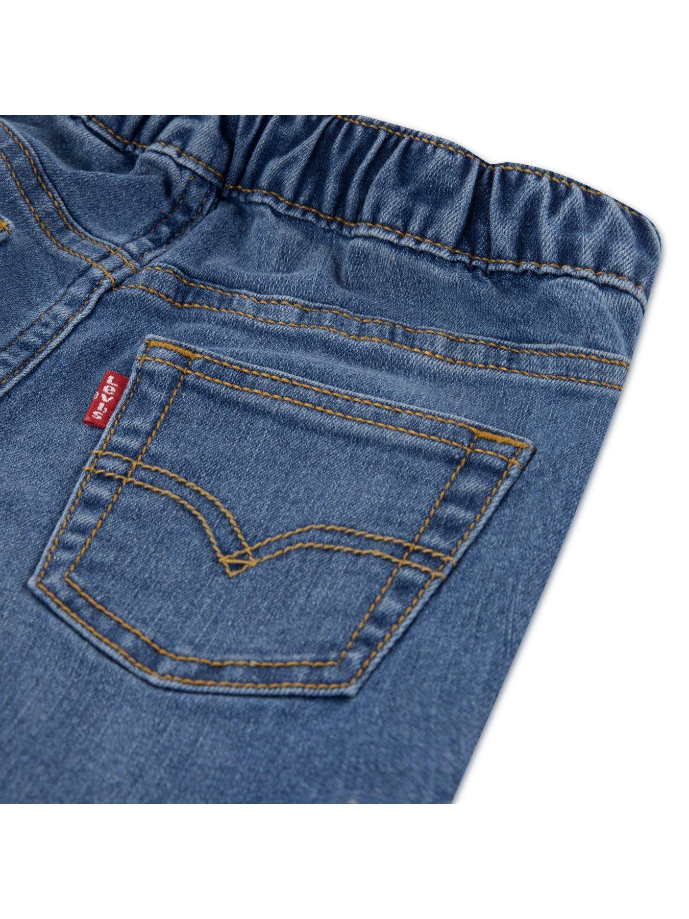 Image 5 of 5 of Levi's Baby Boys Logo T-Shirt And Short Set - Red/Blue